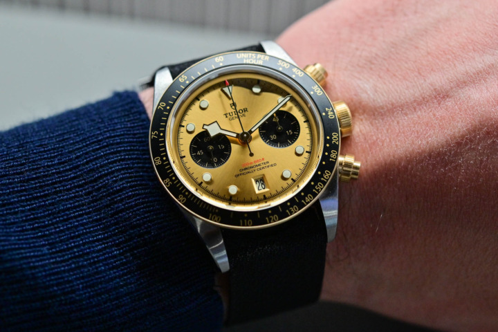 Hands-On - The 2022 Tudor Black Bay Chrono S&G Champagne Dial