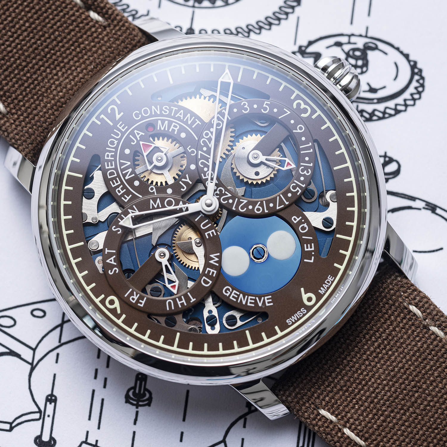 The Naked Watchmaker x Frederique Constant Slimline Perpetual Calendar Manufacture