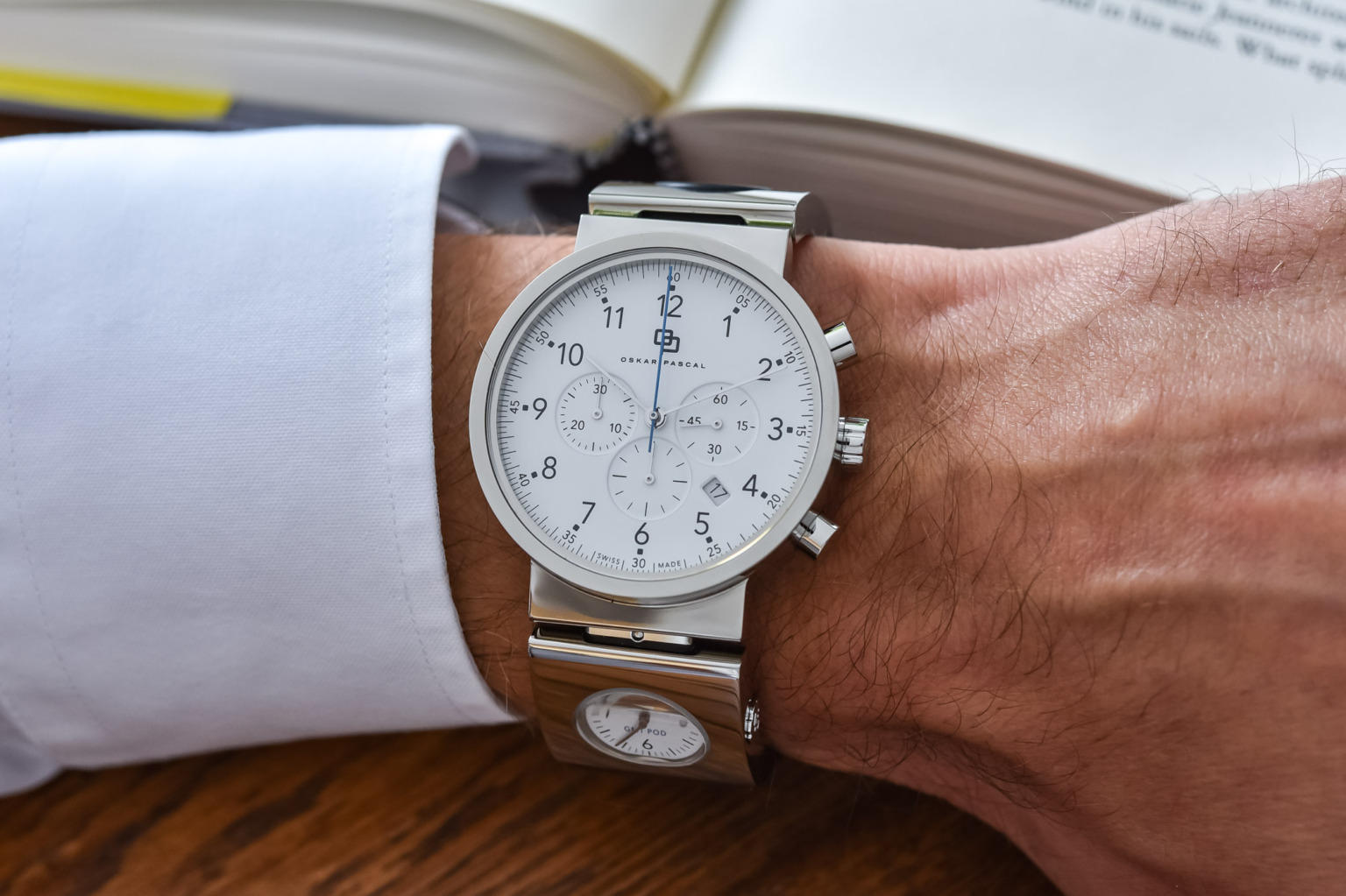 Hands-On - Oskar Pascal OP483 Chronograph With Pods (Specs & Price)