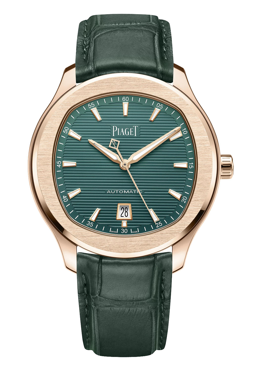 Piaget Polo Date Green Dial Rose Gold Case 2022 G0A47010