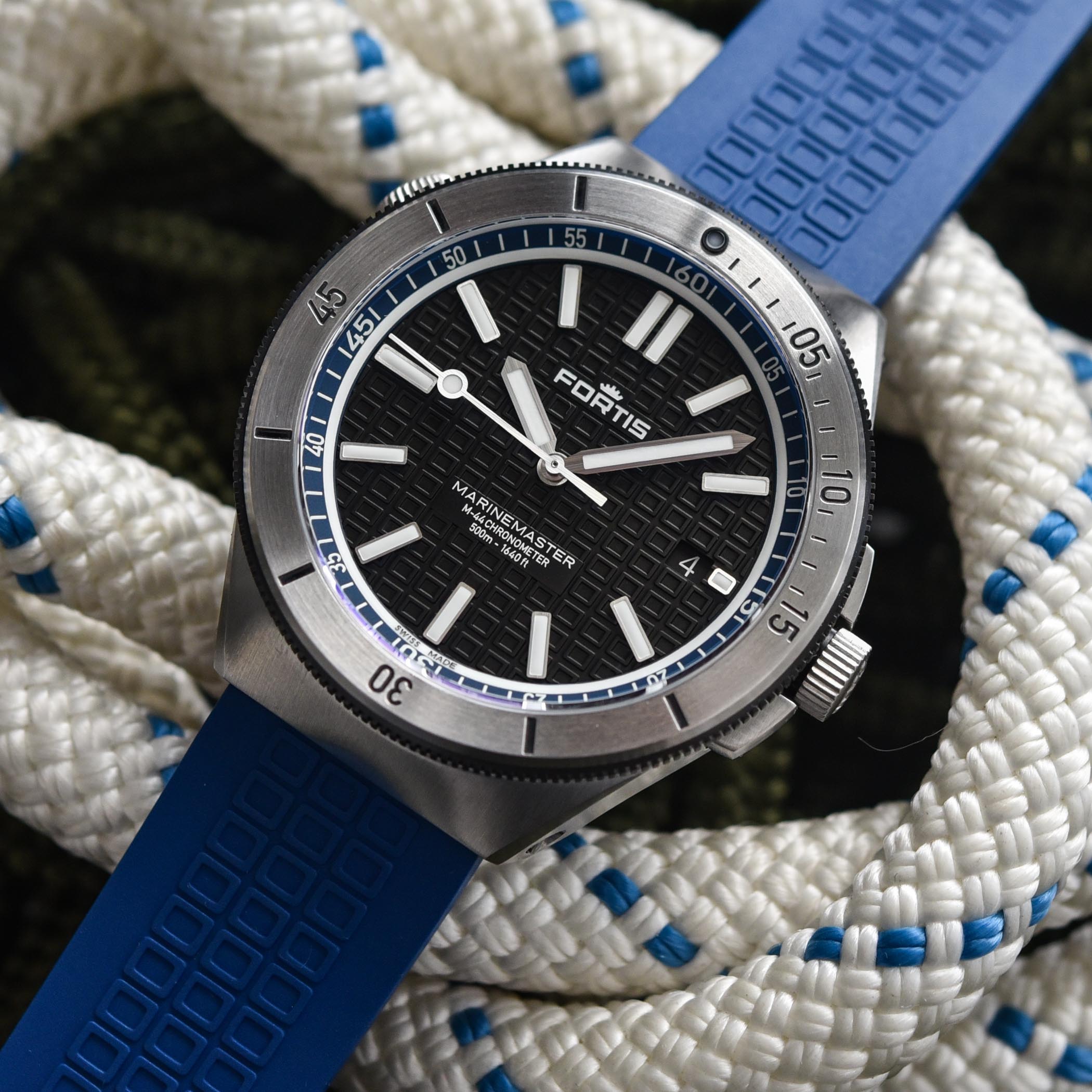2022 Fortis Marinemaster M-44 New Colours Green Blue Black Hands-on