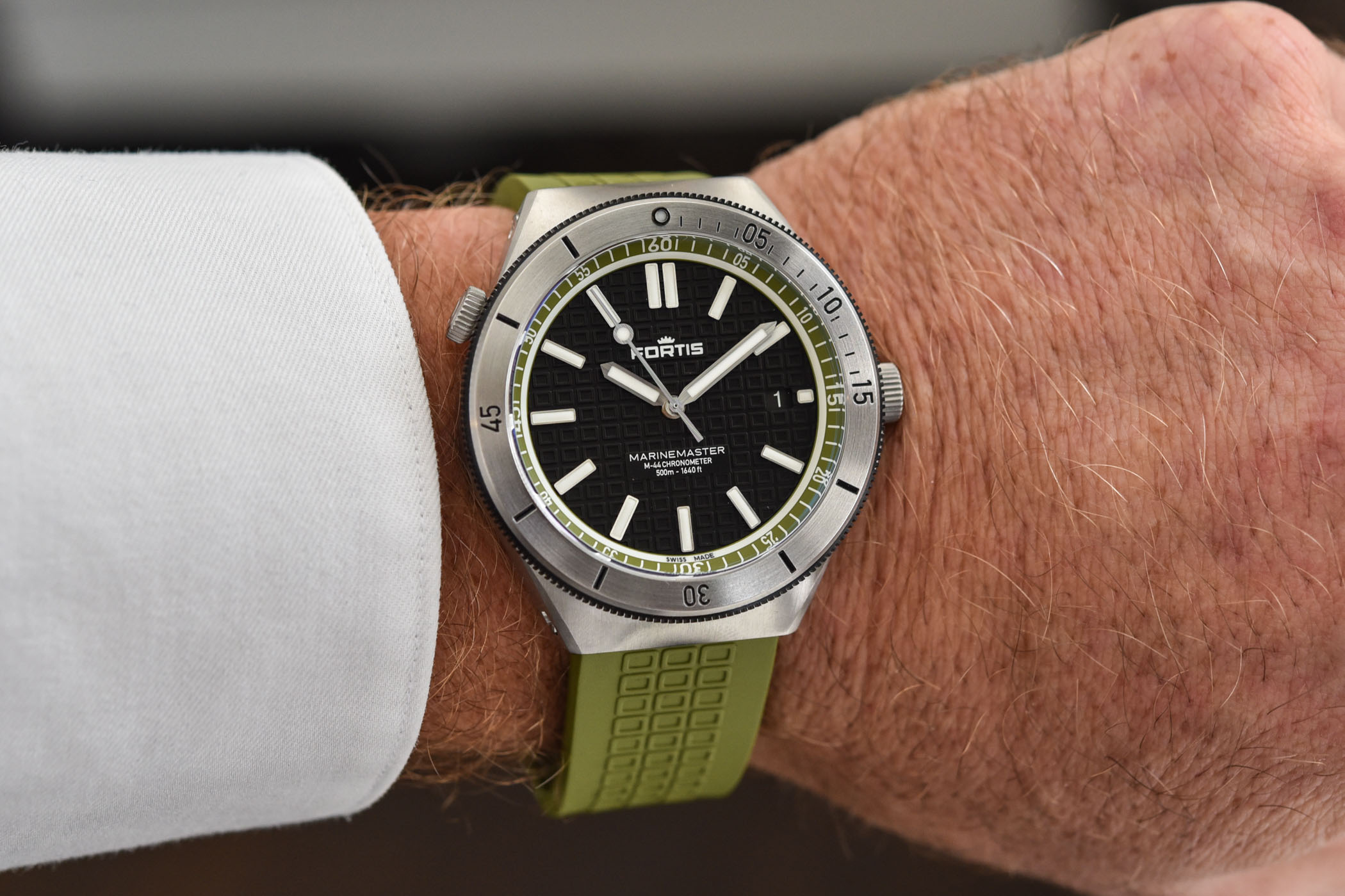 2022 Fortis Marinemaster M-44 New Colours Green Blue Black Hands-on