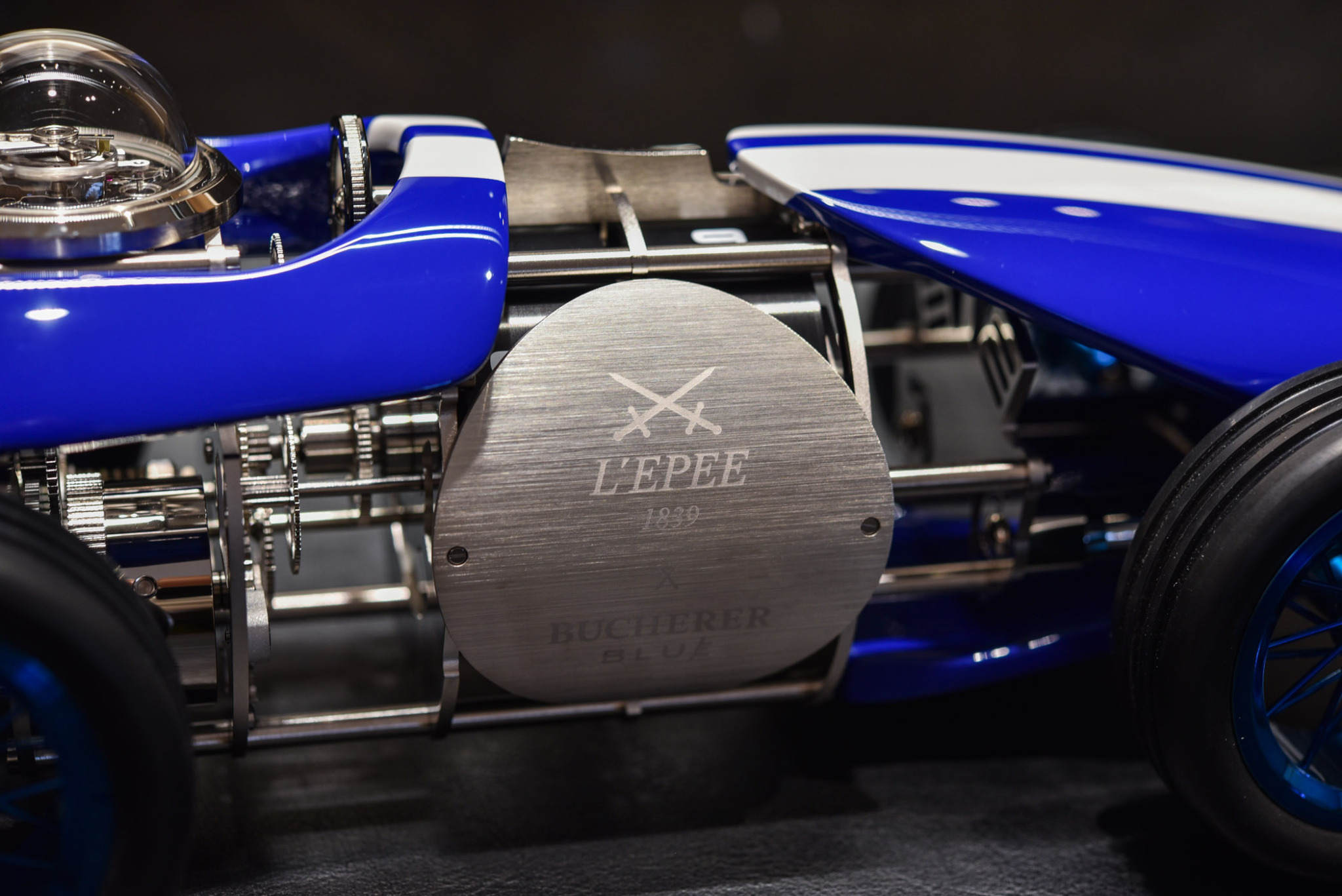 L'Epée 1839 Time Fast Bucherer BLUE table clock handson, price