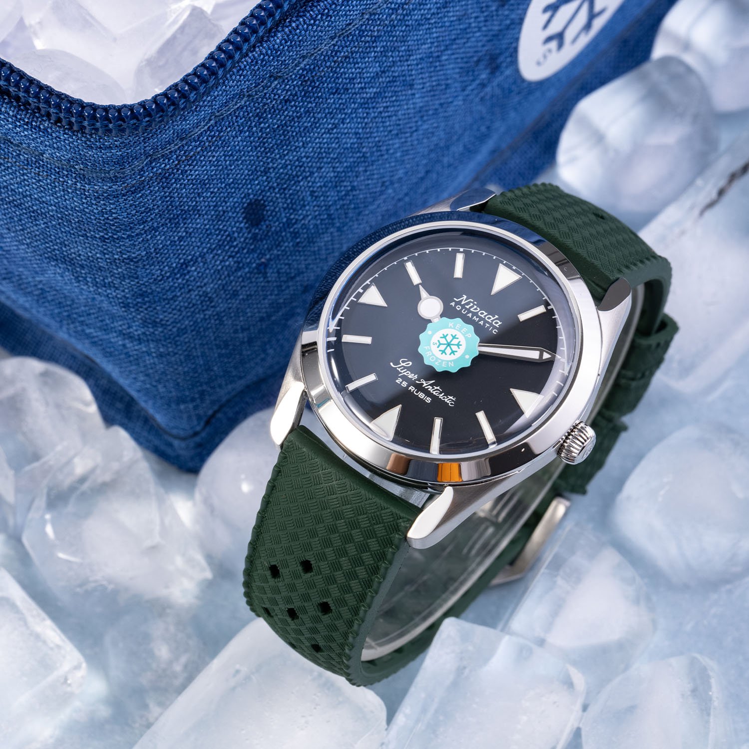 Nivada Grenchen Super Antarctic Keep Frozen Limited Edition Seconde/Seconde