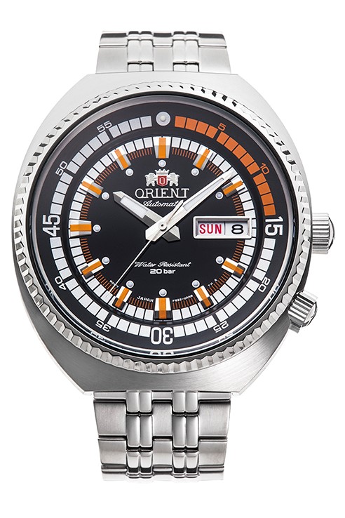 Orient Neo Classic Sports Orologio Uomo Automatico E A Carica Manuale, Design Vintage Ispirato Anni 60-70, Vetro Minerale