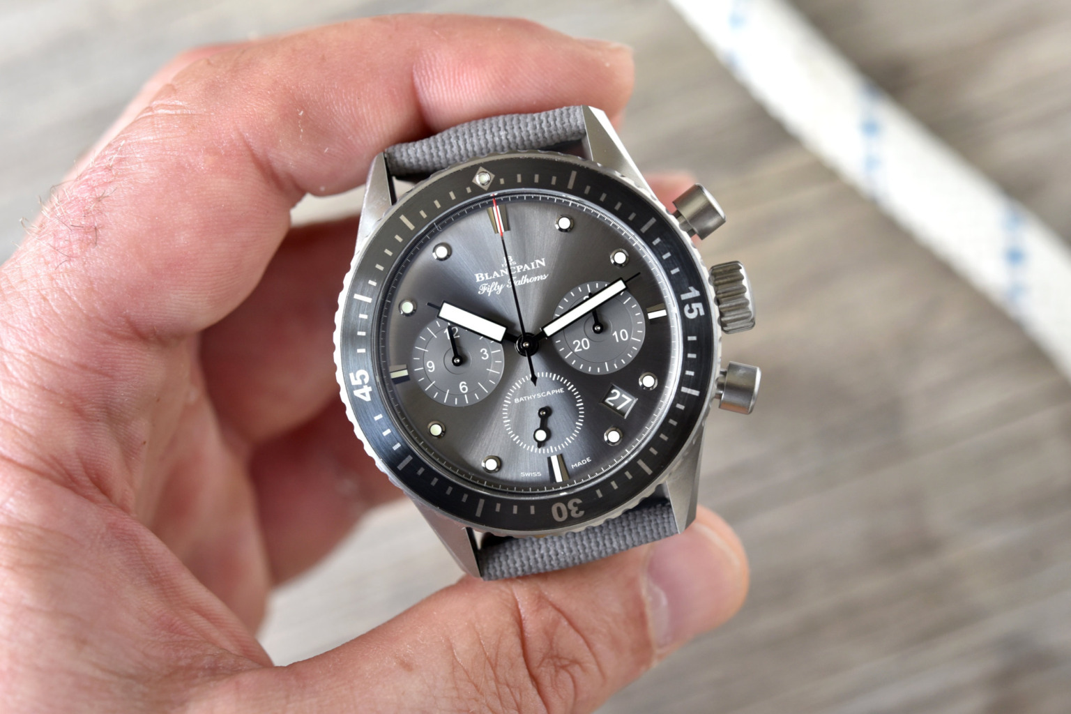 Introducing The Blancpain Fifty Fathoms Bathyscaphe Chronograph