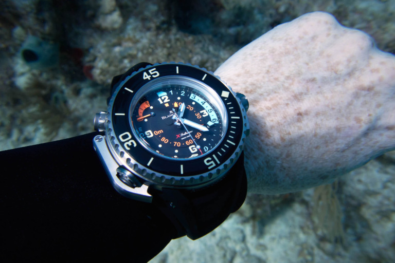 Diving Review - The Blancpain Fifty Fathoms X Fathoms Underwater