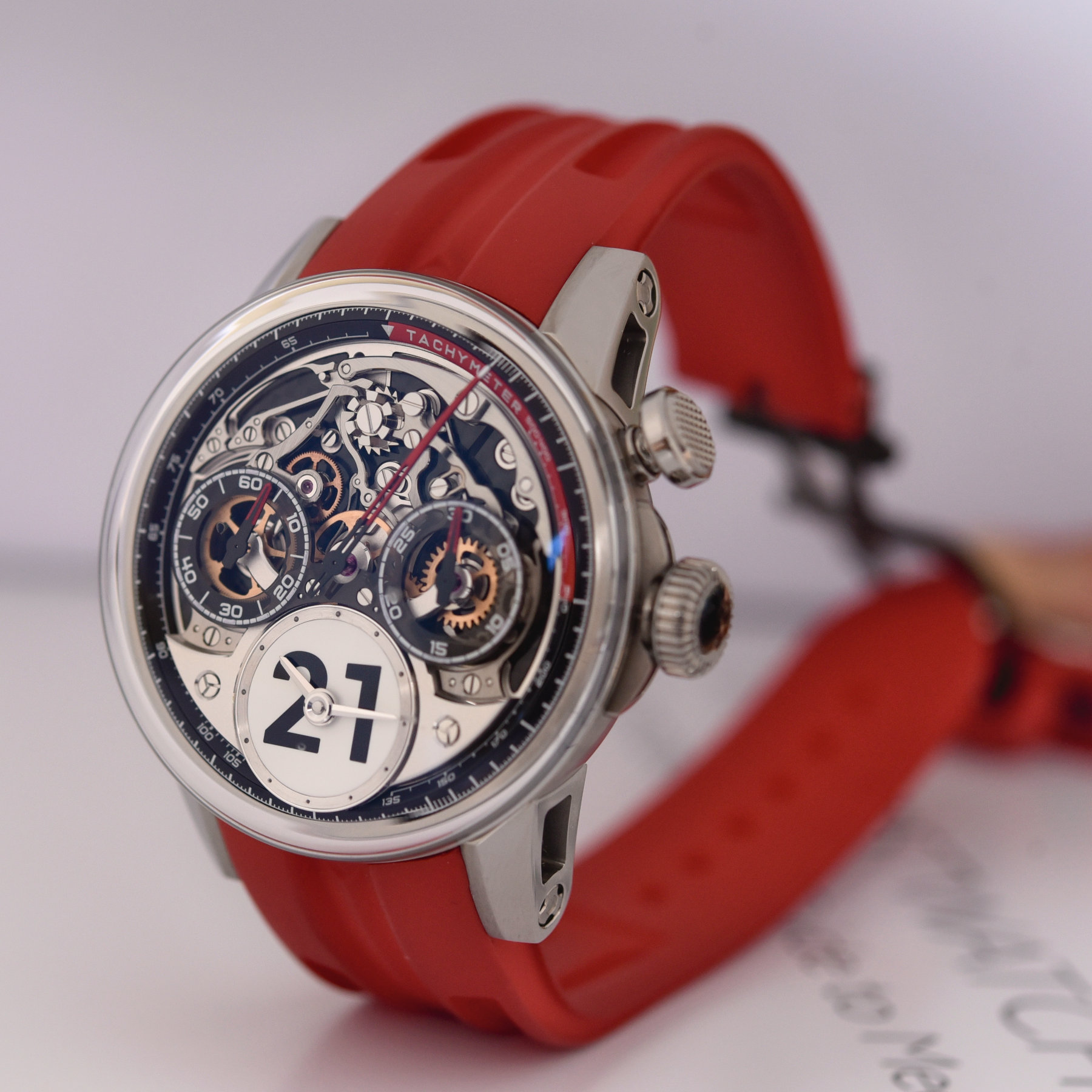 Louis Moinet Time To Race Chronograph Rosso Corsa 1