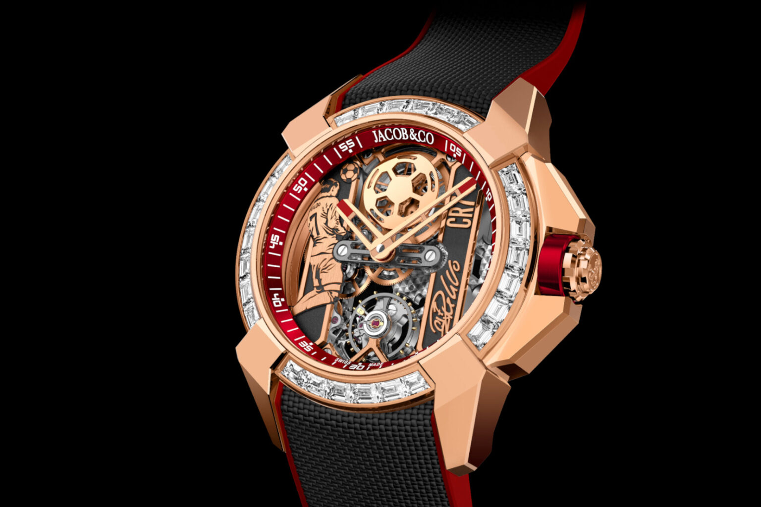 Introducing Jacob&Co x CR7 Epic X Flight of CR7 & Heart of CR7