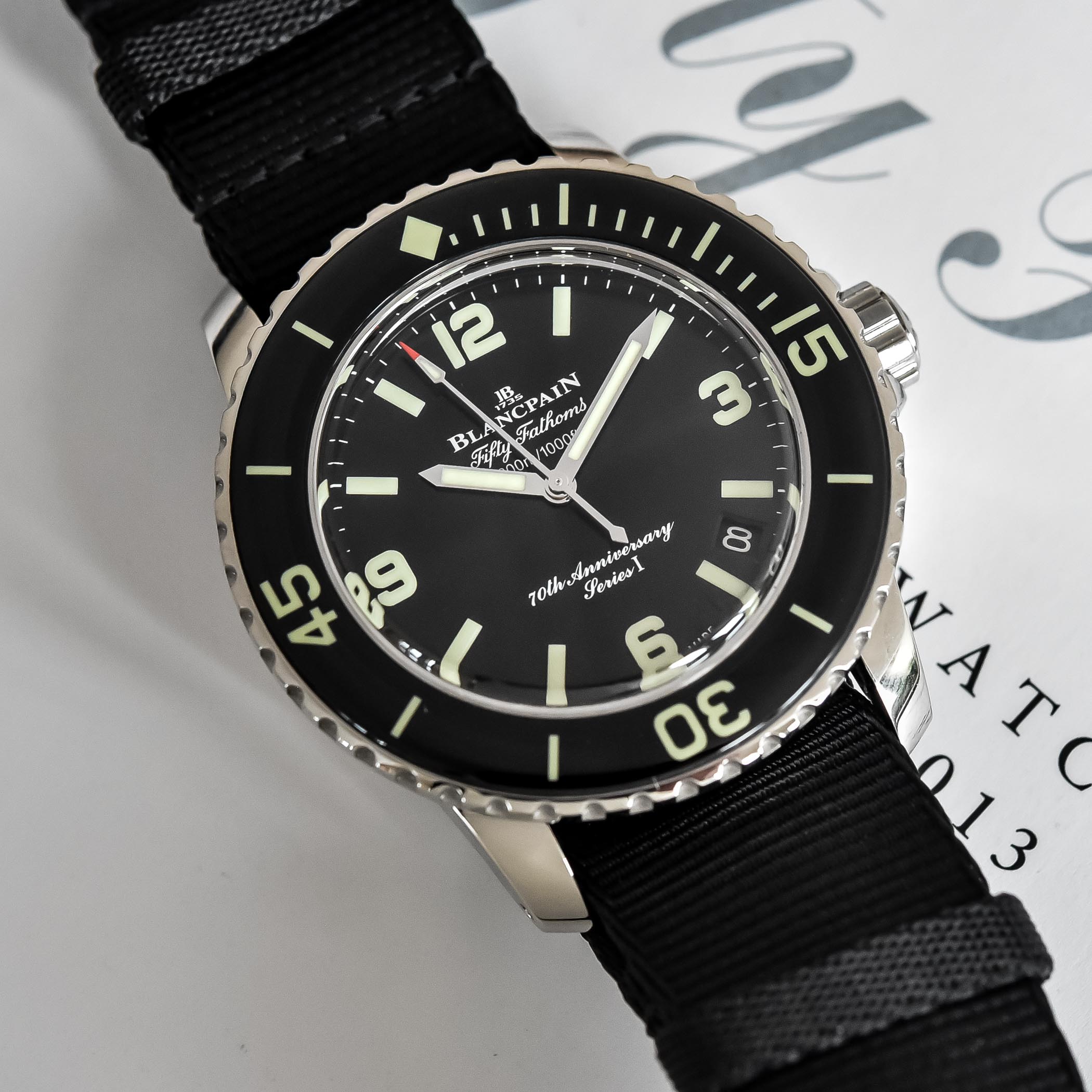 Blancpain Fifty Fathoms 70th Anniversary Limited Edition Act 1 ref 5010