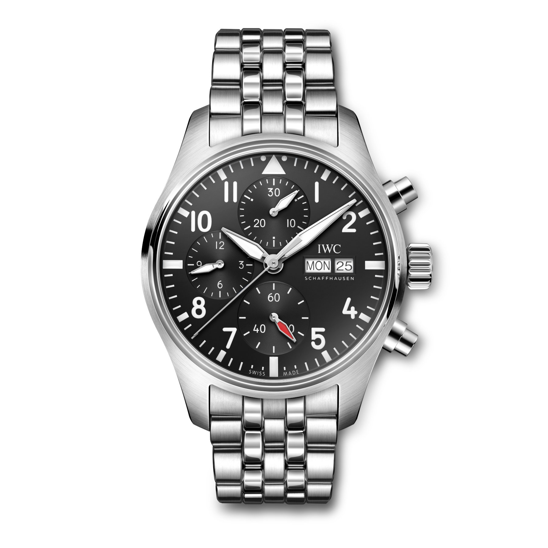 IWC Schaffhausen Pilot's Watch Chronograph 41 Black Dial IW388113 - 1