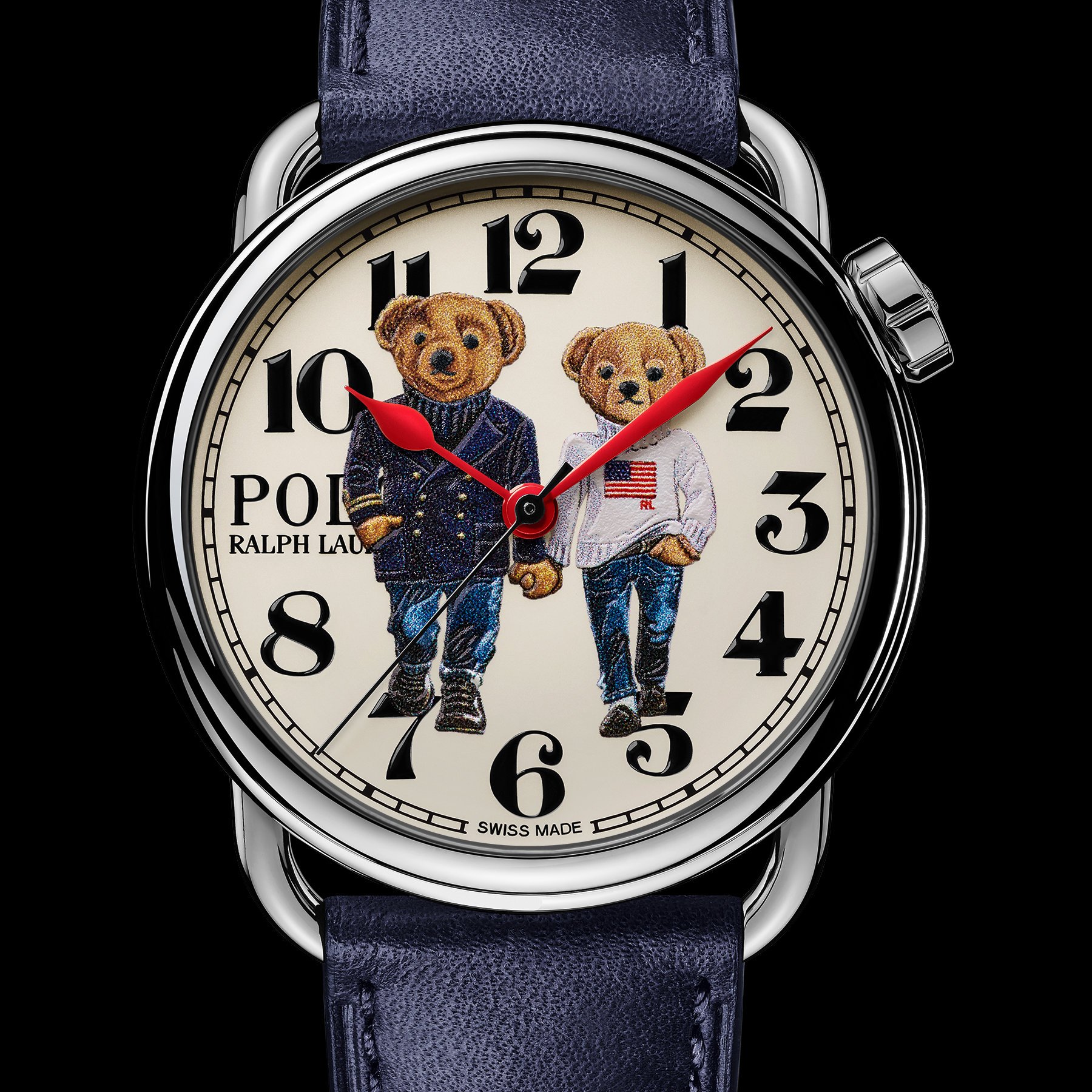 The Ralph Lauren Polo Bear Ralph & Ricky Bear Watch - Monochrome Watches