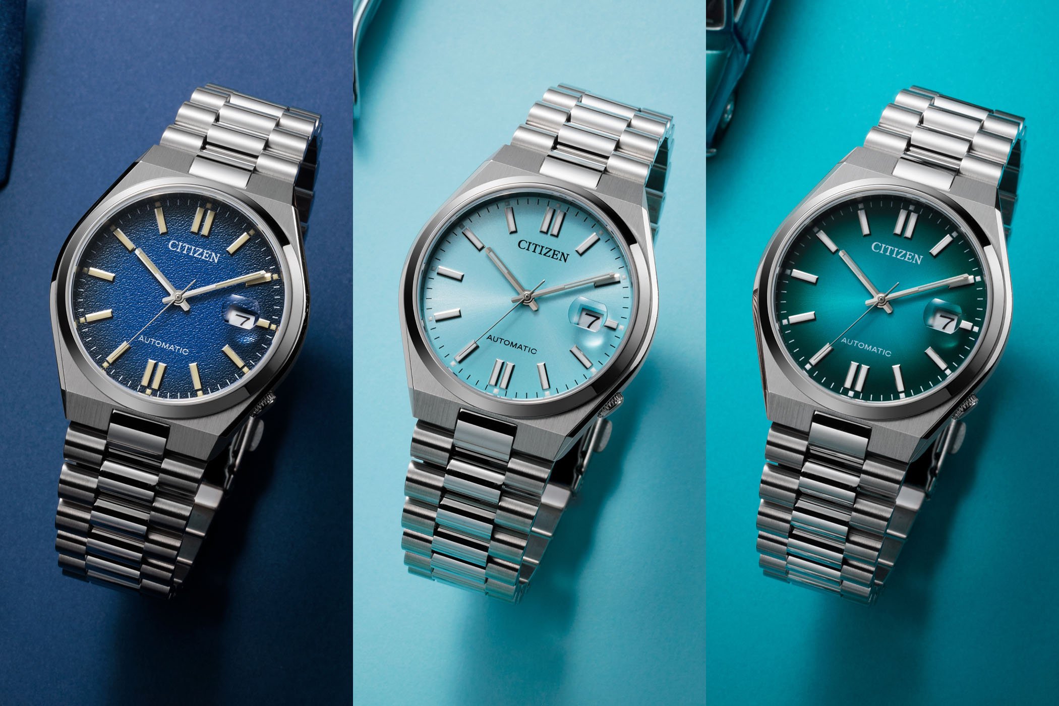 Introducing 4 New Cool Editions of the Citizen Tsuyosa Automatic