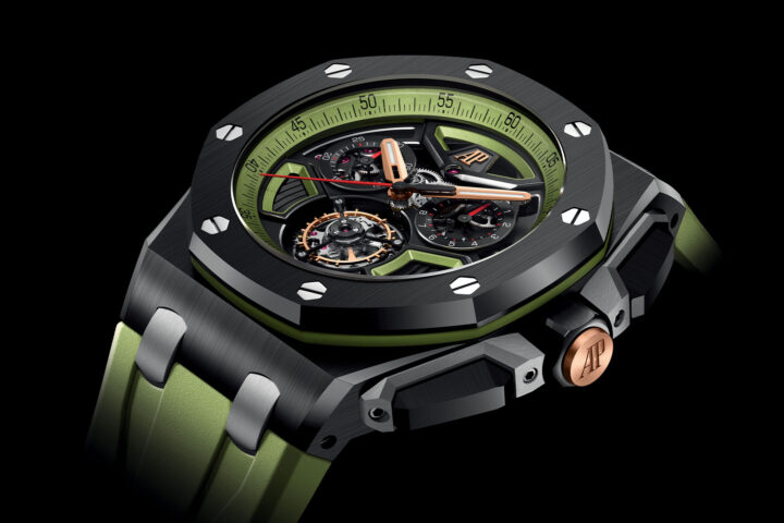 Introducing The Green/Black AP Royal Oak Offshore Tourbillon Chrono