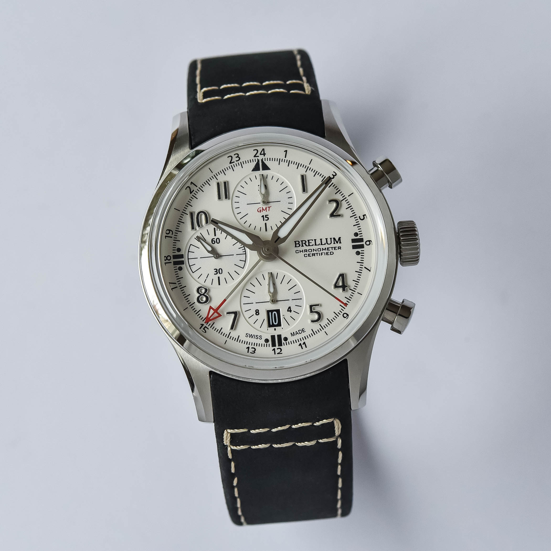 Brellum Pilot LE.1 GMT Chronometer