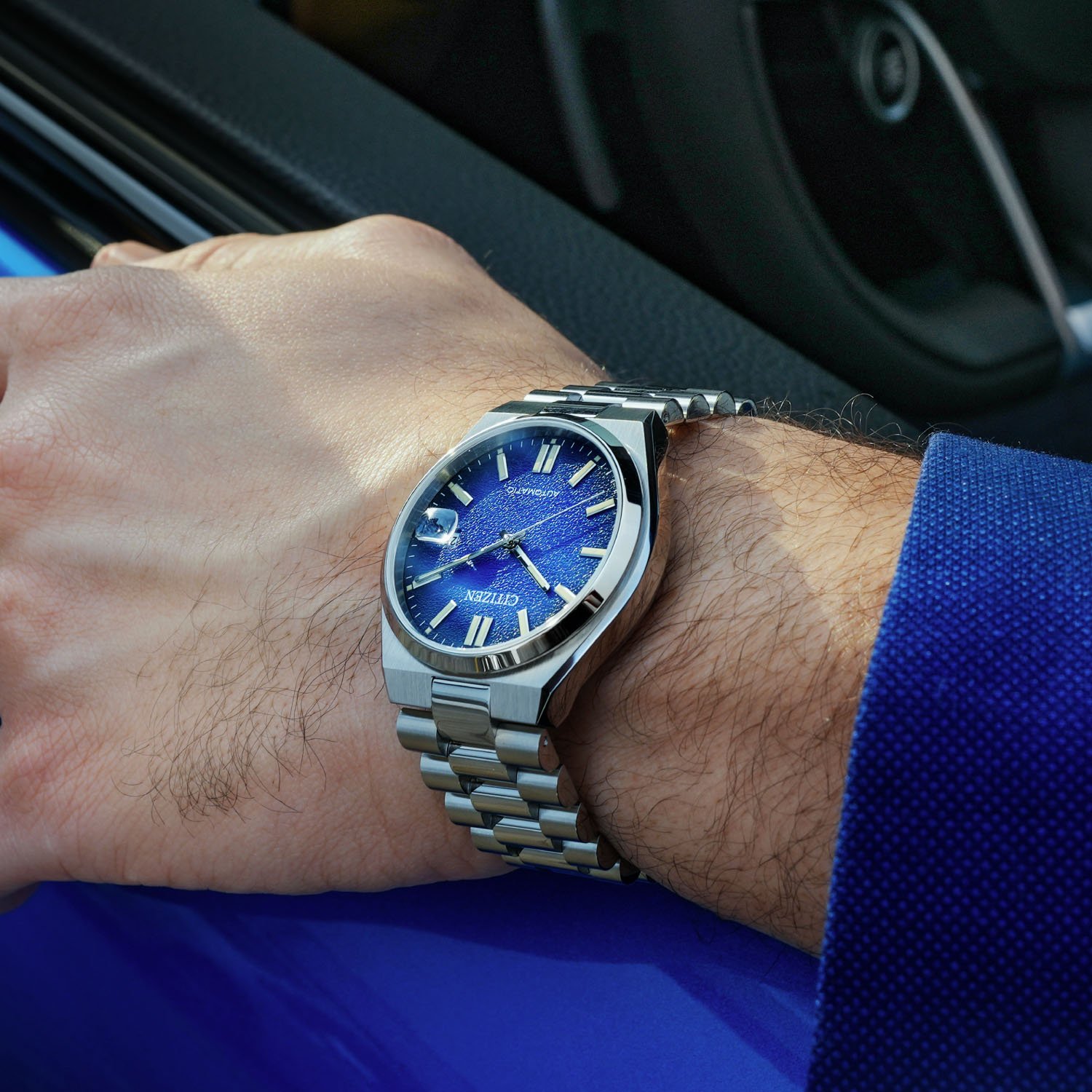 Citizen Fumé Tsuyosa with Gradient Blue Dial Available in UK