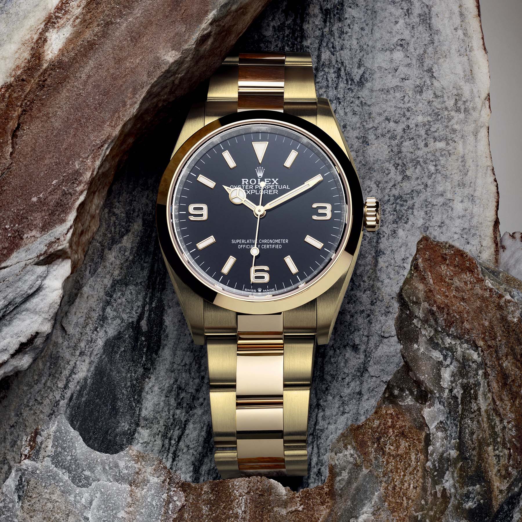 New on sale gold rolex