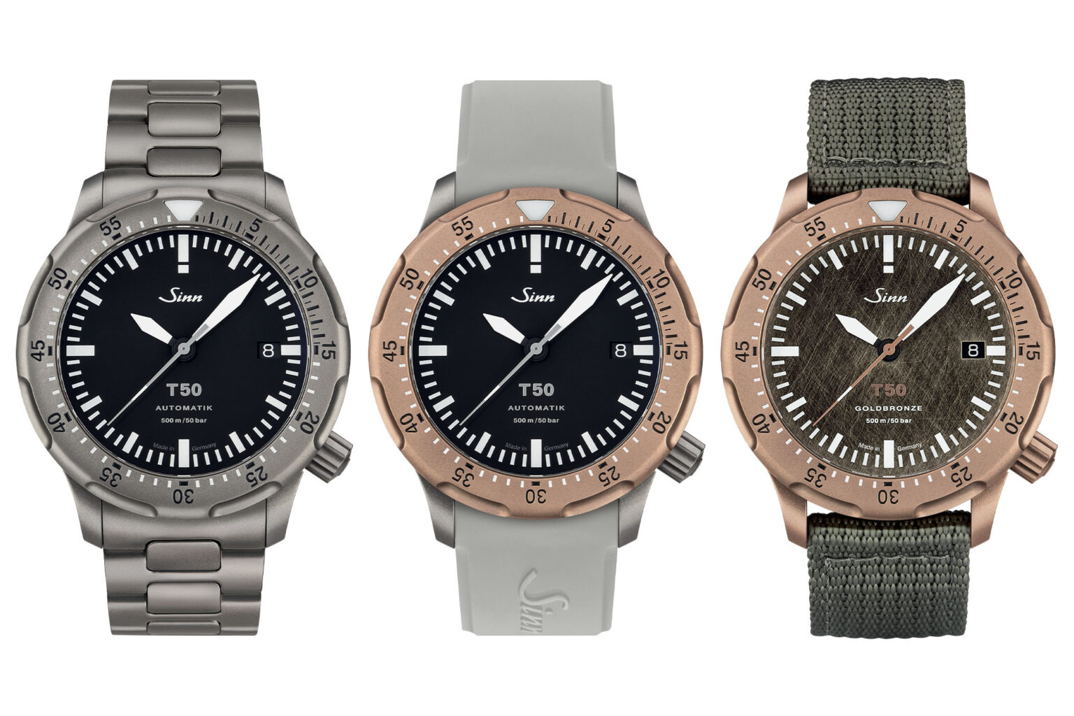 Introducing The Sinn T50 Titanium Dive Watch Collection