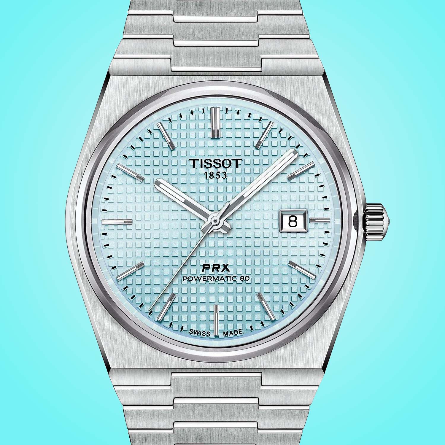 Spotted The Ice Blue PRX Powermatic 80 Tissot Is Quiet About Spotted The Ice Blue PRX Powermatic 80 Tissot Is Quiet About