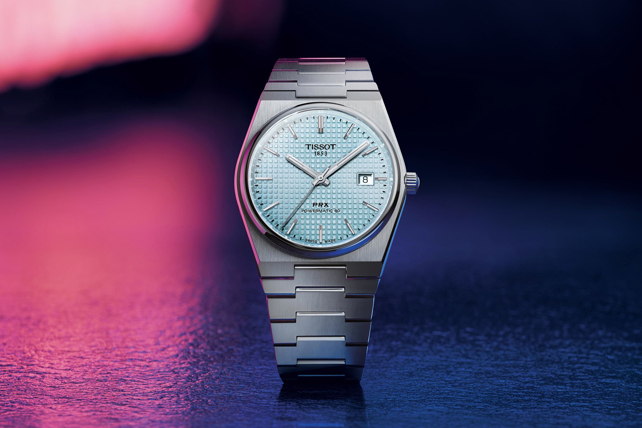 Spotted - The ice blue PRX Powermatic 80 Tissot is quiet about