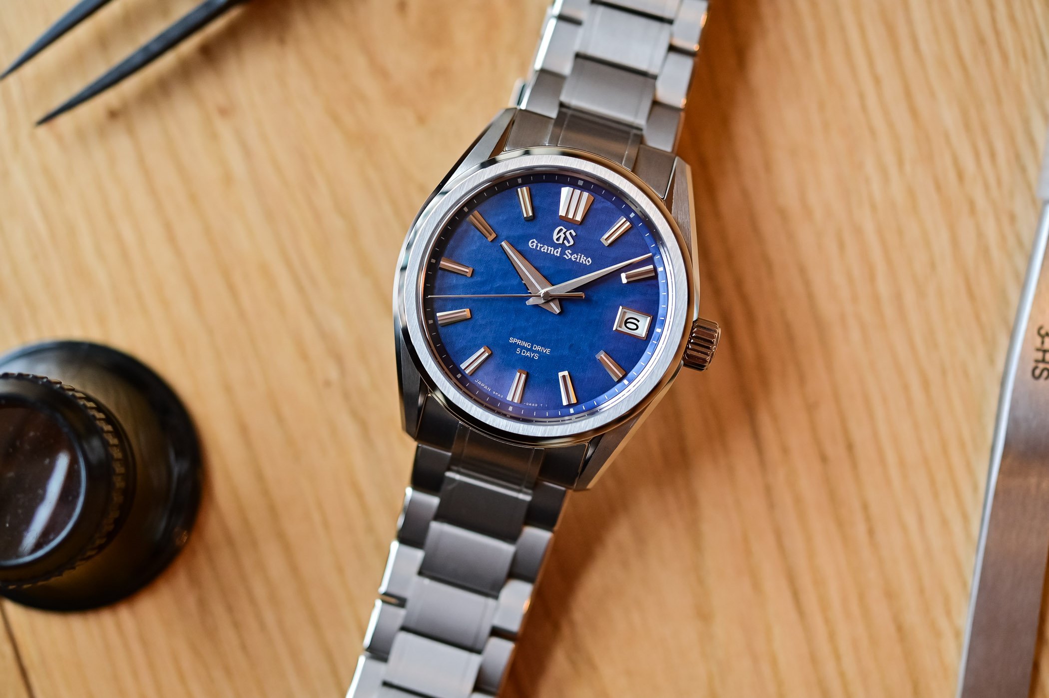 Hands On The New Grand Seiko Titanium Lake Suwa SLGA019