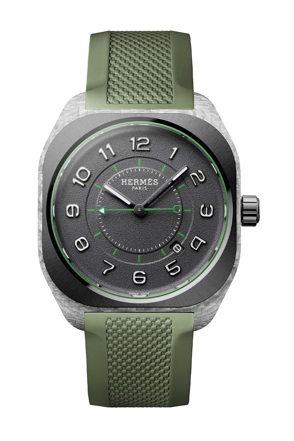 Hermes H08 Watch glass fibre composite case 2023 - 3