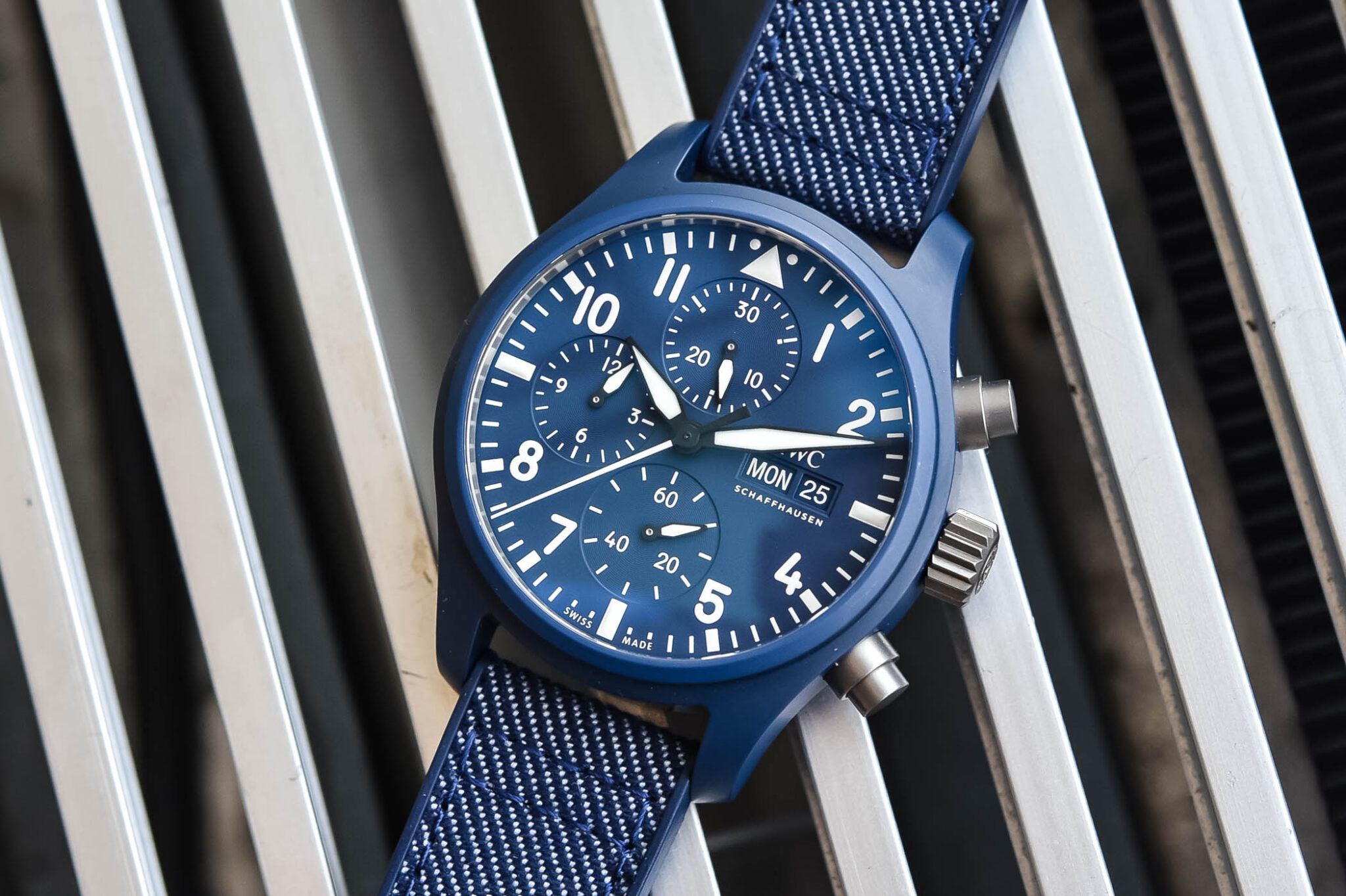 Hands-On: The New IWC Pilot Chronograph 41 TOP GUN Black And Oceana