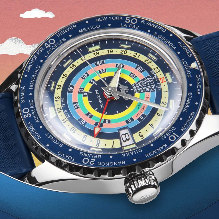 MIDO MOD. OCEAN STAR DECOMPRESSION WORLDTIMER