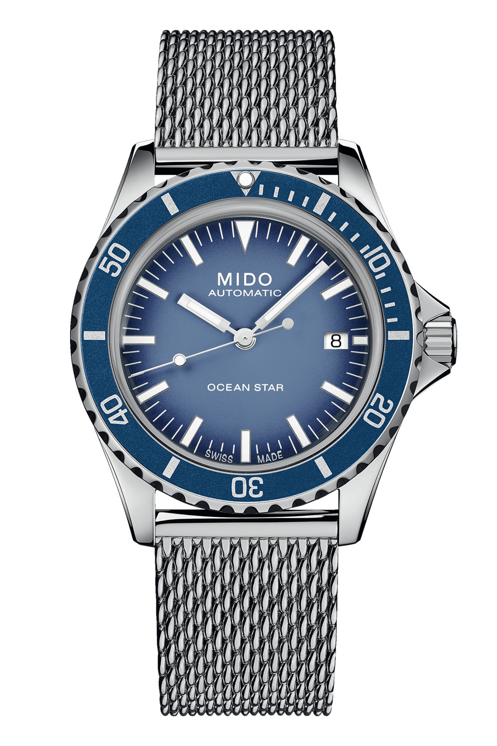 Mido Ocean Star Tribute Blue Gradient Dive Watch - 3