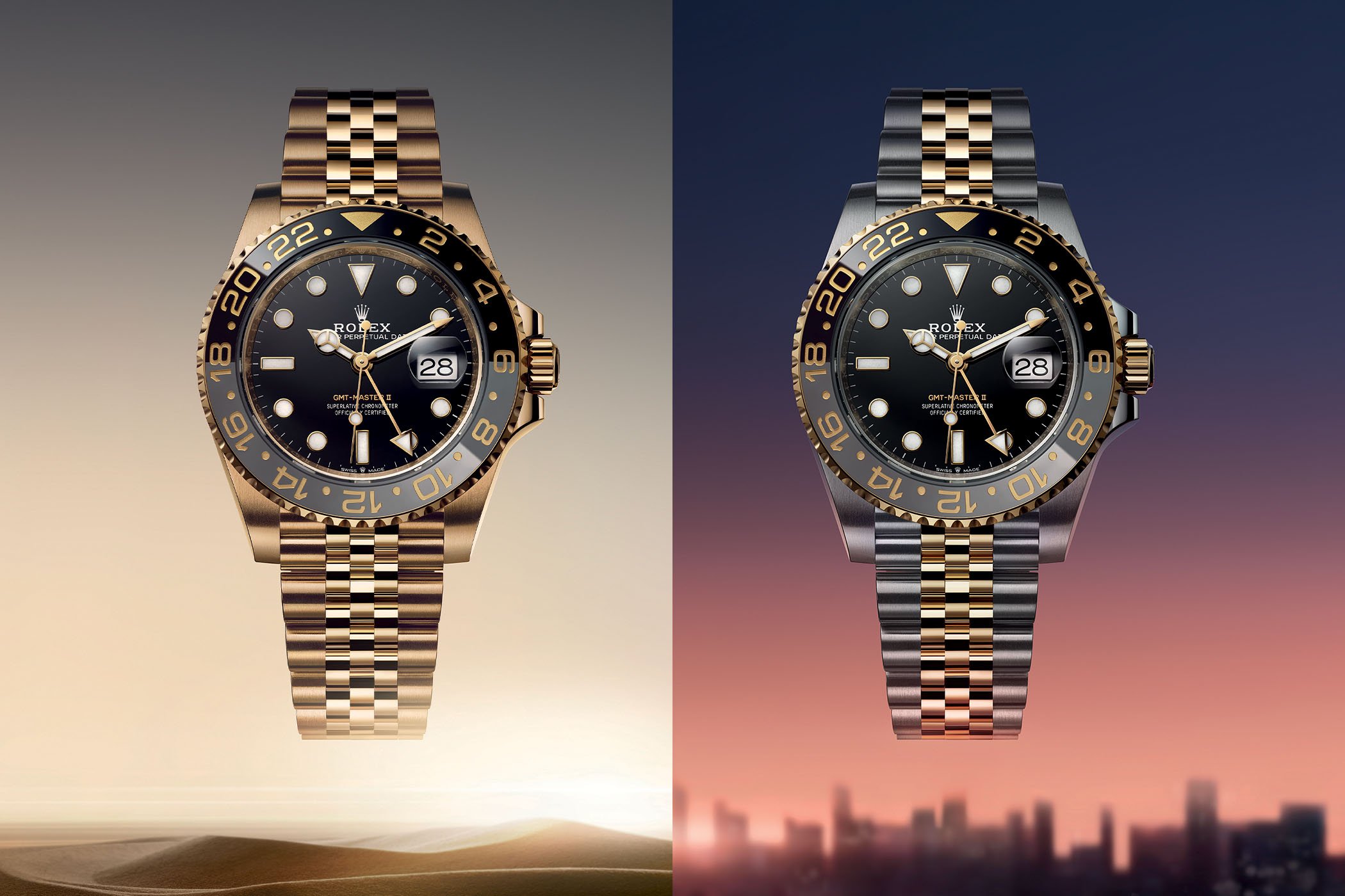 Introducing The Yellow Gold and Rolesor 2023 Rolex GMT Master II