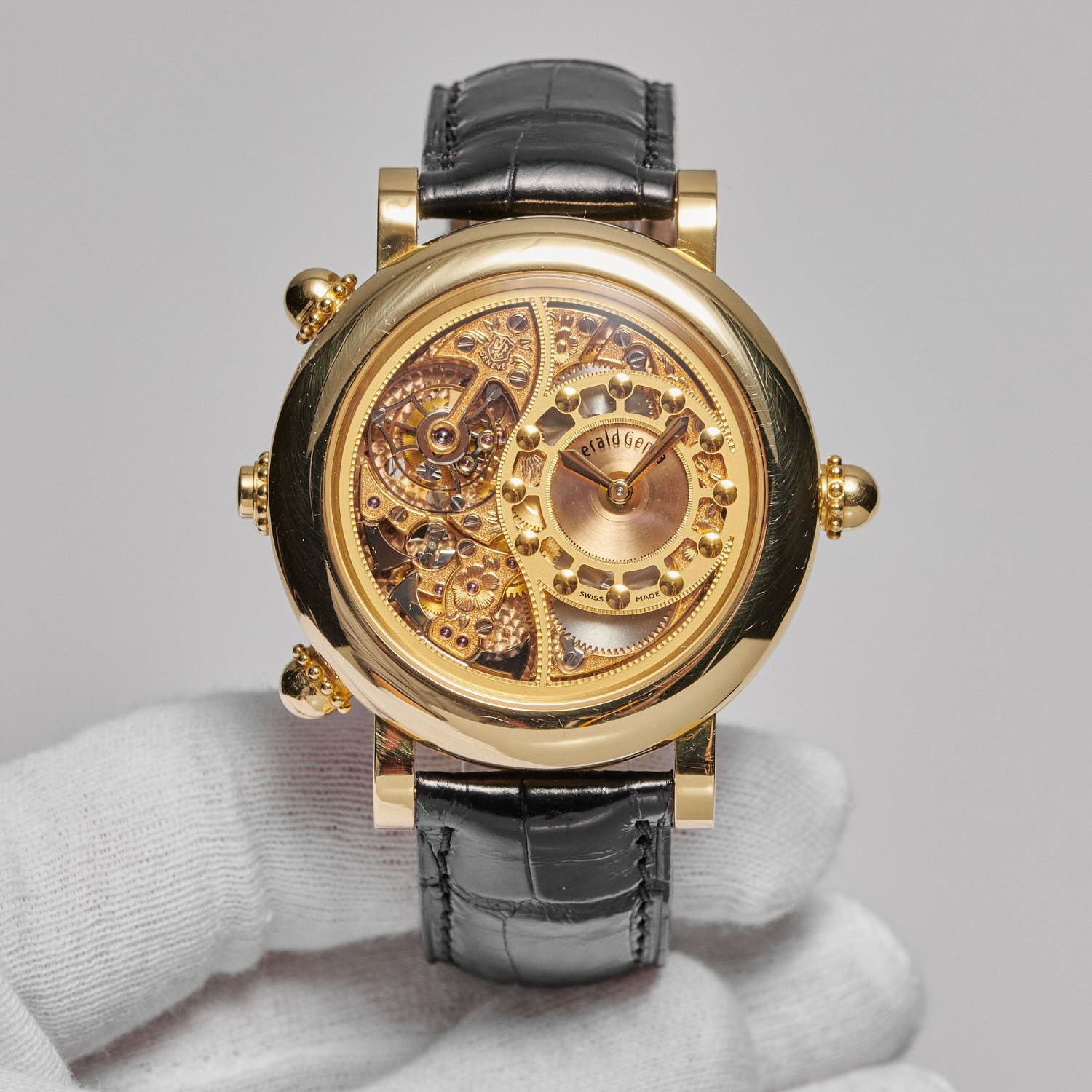 Gerald Genta Tourbillon Sonnerie Repetition Unique Piece - Ineichen Independent Watchmaker Auction Geneva May 2023 - 1