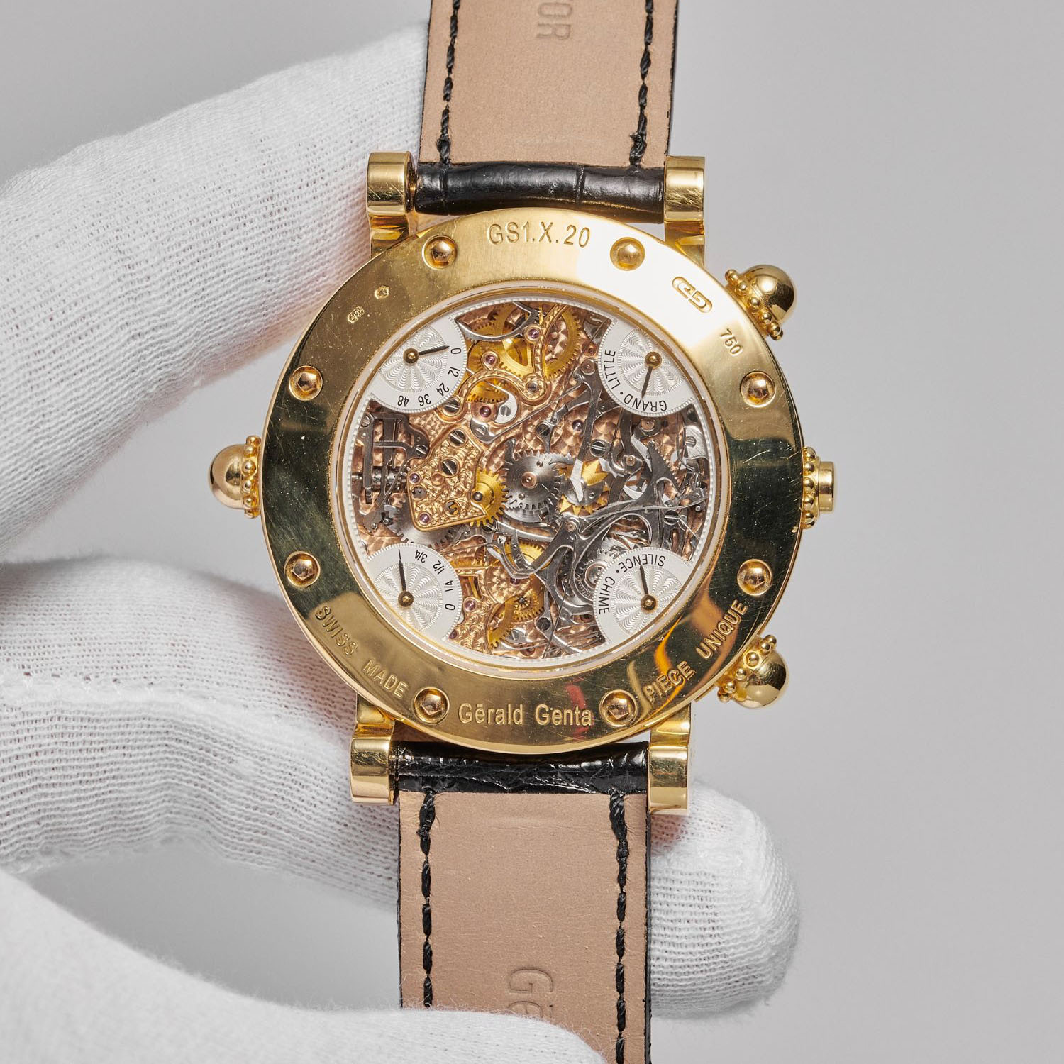 Gerald Genta Tourbillon Sonnerie Repetition Unique Piece - Ineichen Independent Watchmaker Auction Geneva May 2023 - 2