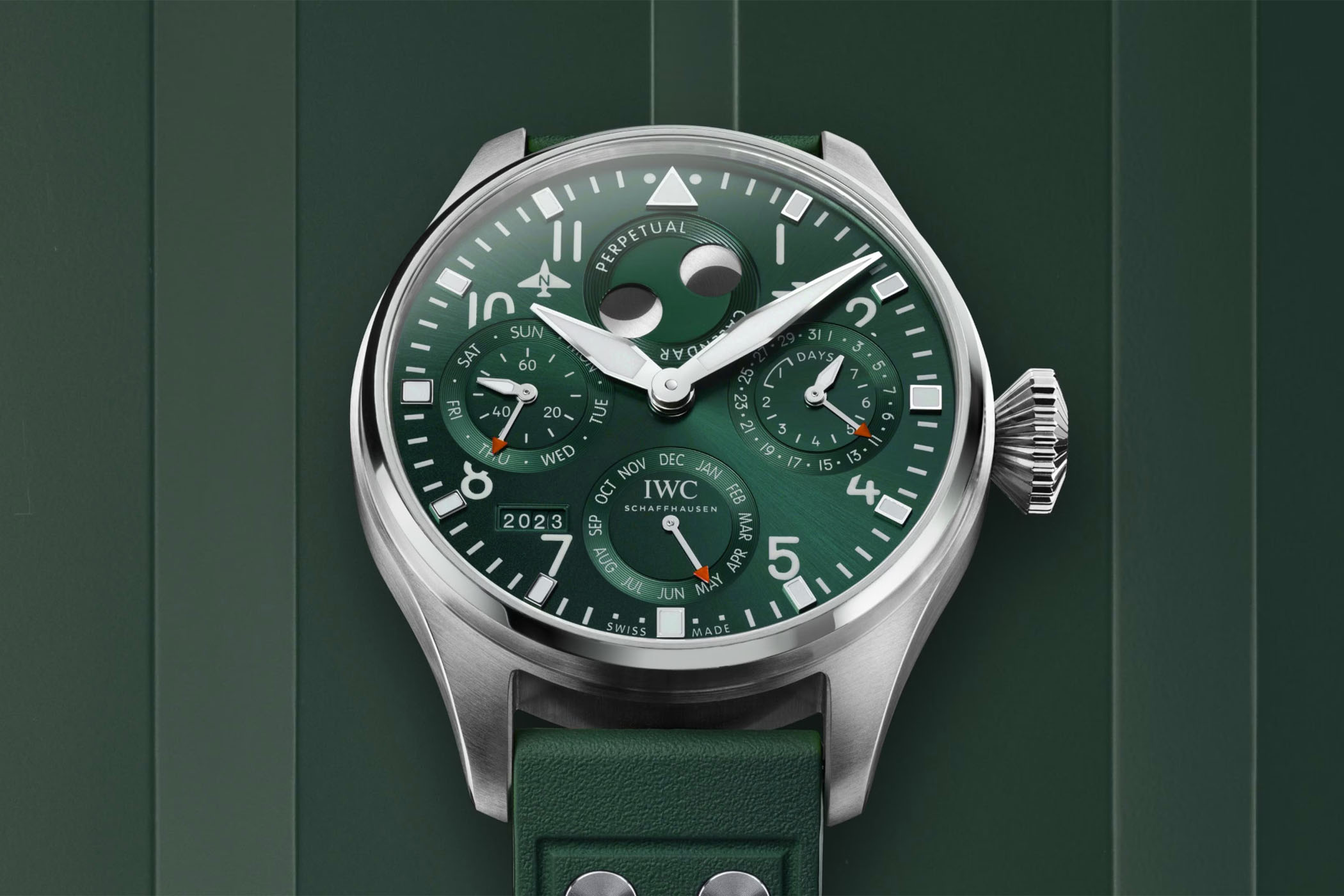 Introducing The Green IWC Big Pilot Perpetual Calendar IW503608
