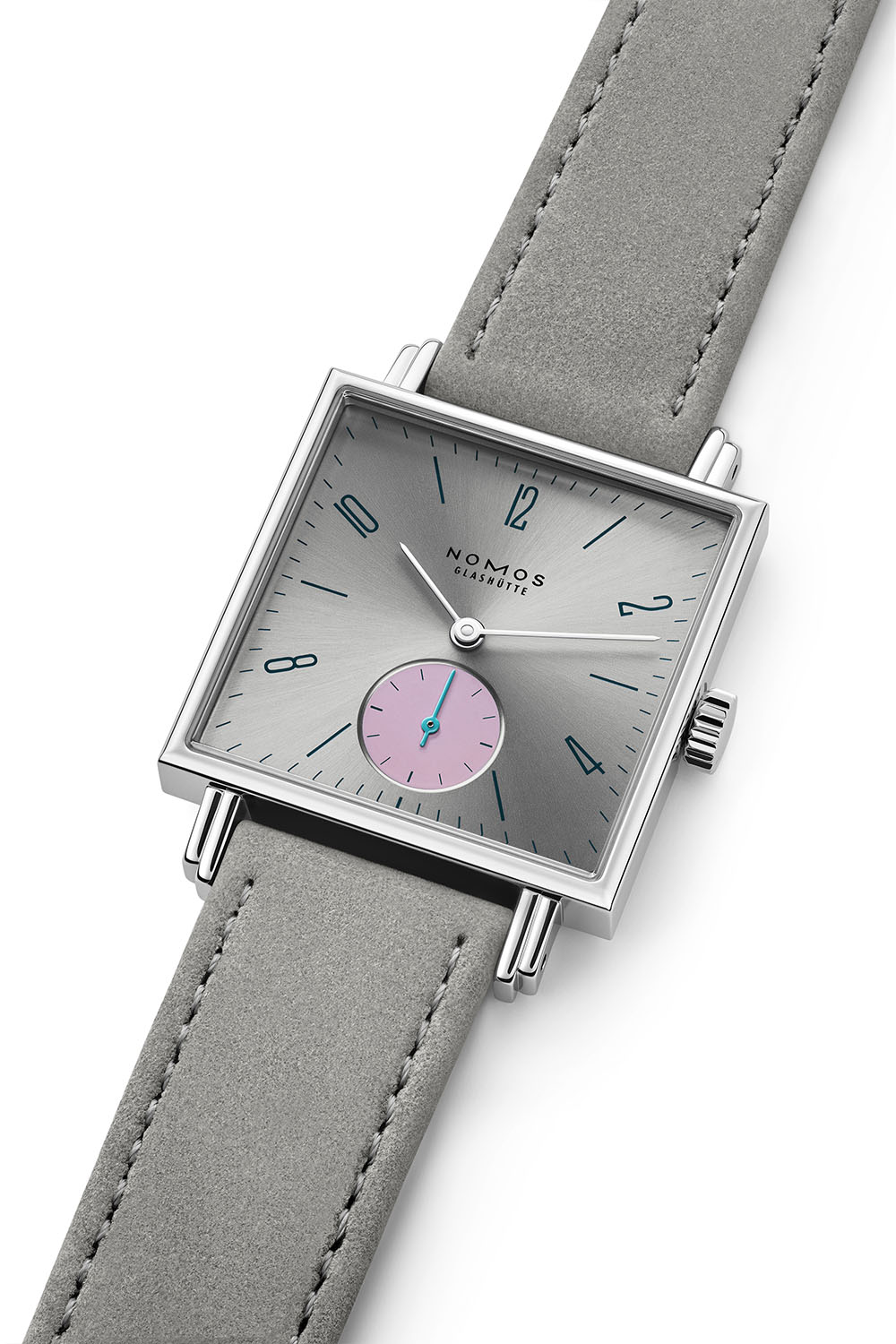 New Nomos Tetra Hand-Wound Alpha Square Watch Colours Easter 2023 - 7