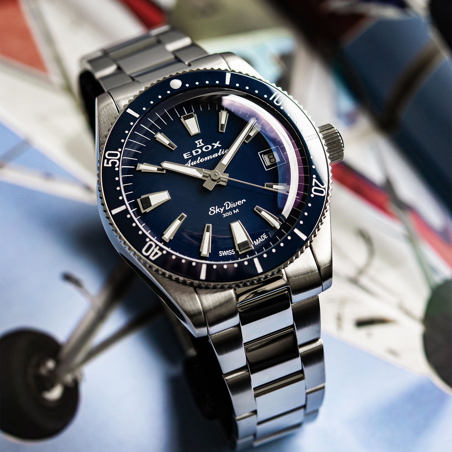 Edox SkyDiver 38 Date Automatic