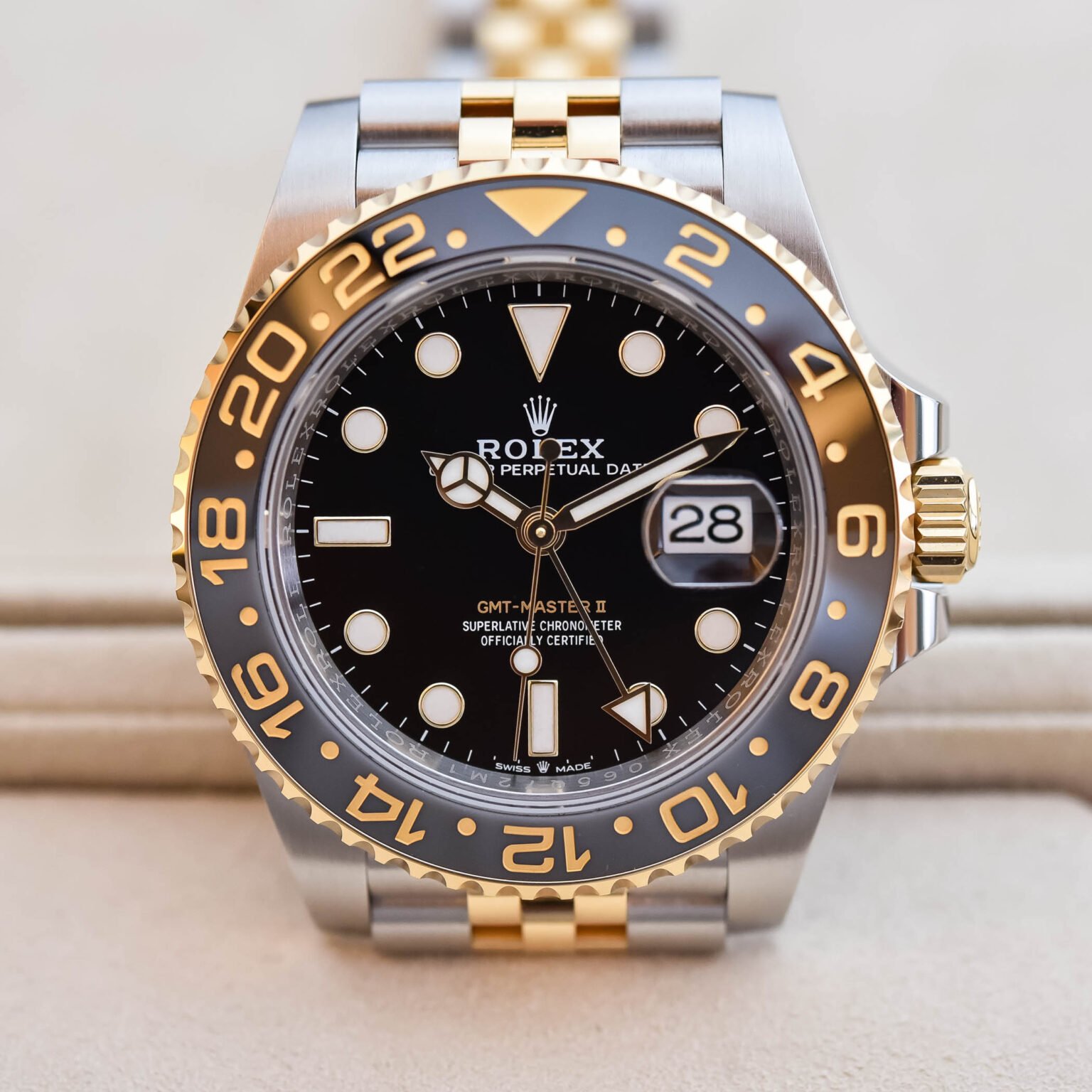 HandsOn The Rolex GMTMaster II Steel & Yellow Gold 126713GRNR