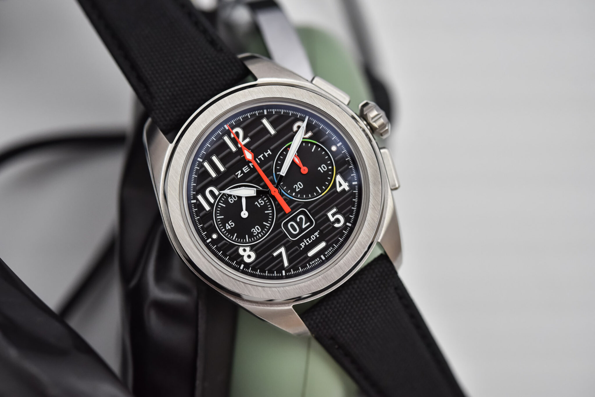 Hands-On: The Steel Zenith Pilot Big Date Flyback