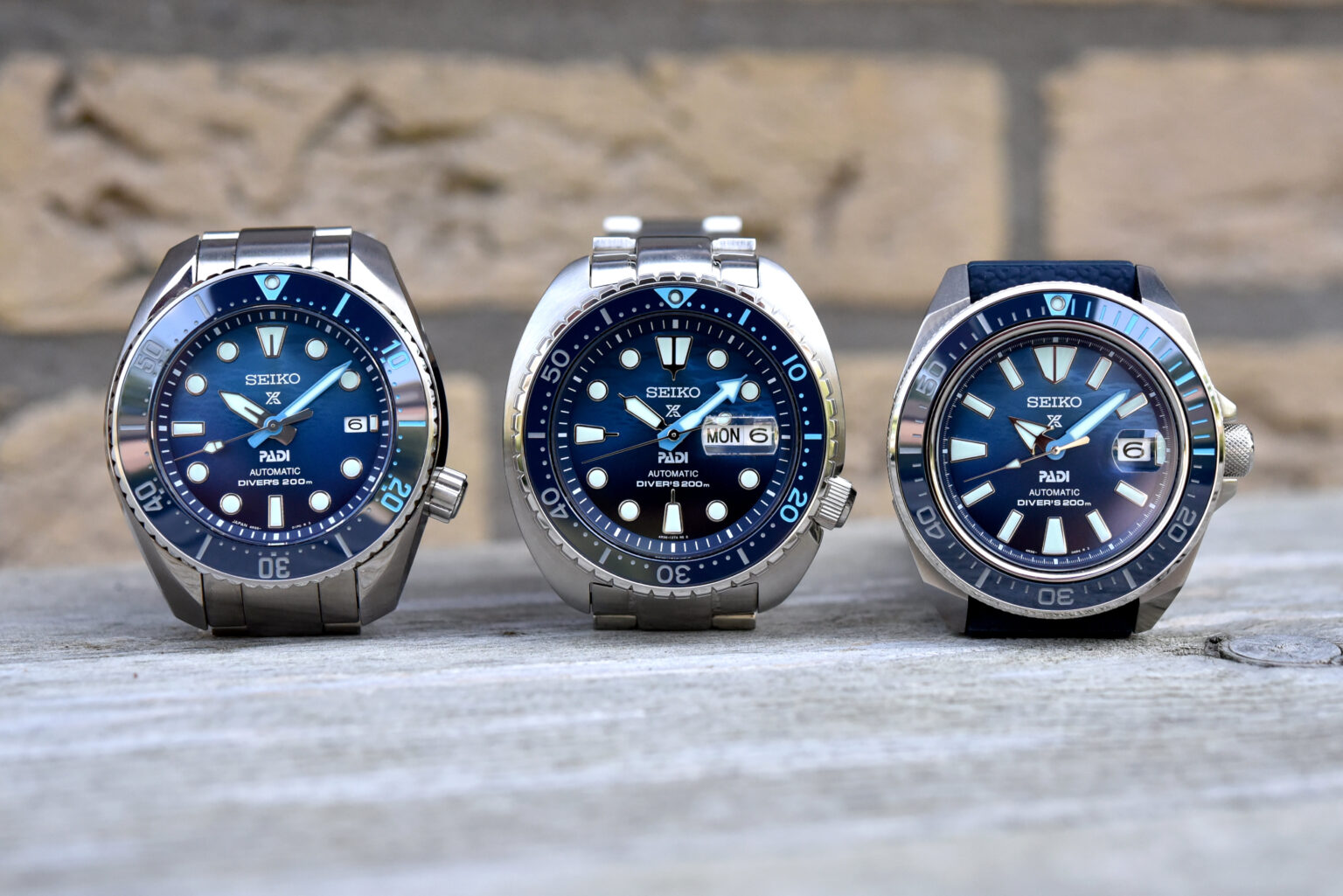 The Seiko Prospex PADI SRPK01, SRPJ93 & SPB375 Are Ready To Take The Plunge