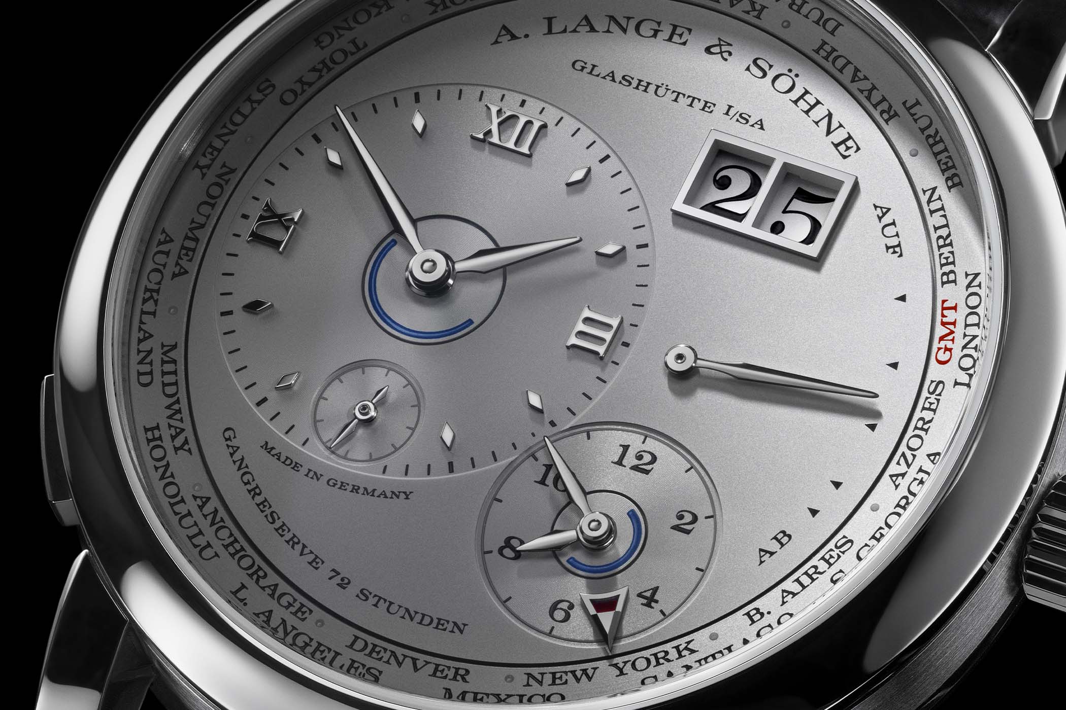 A. Lange & Söhne Lange 1 Time Zone platinum 2023