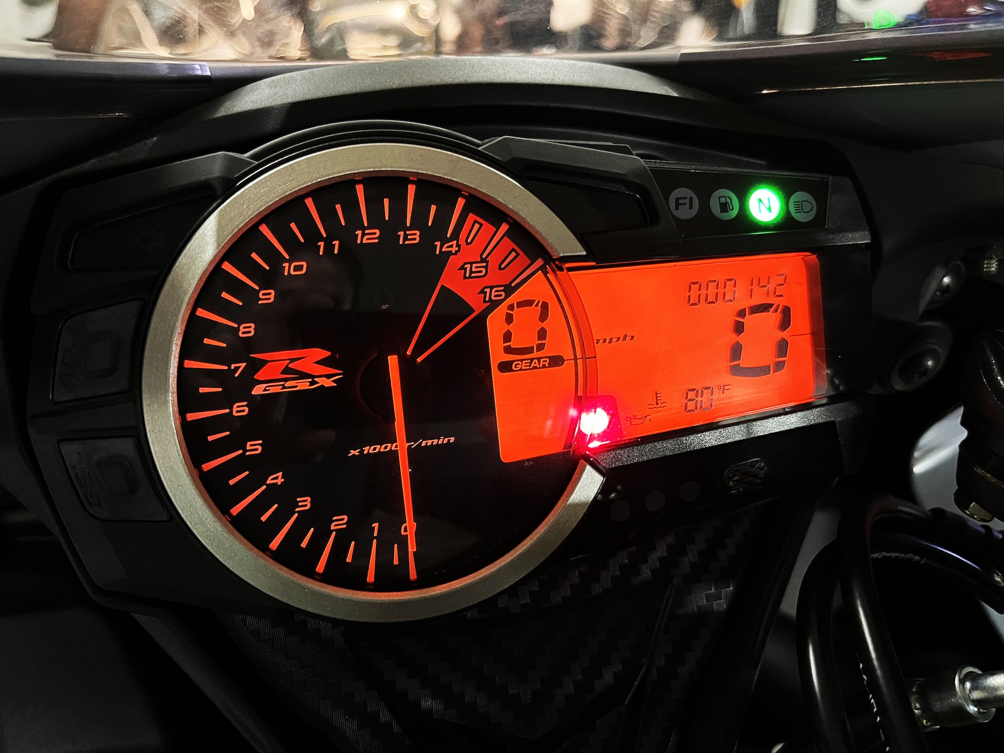 thumbnail image 2 of 2 X Suzuki GSXR 1000 2017+ Dashboard Screen Protector Ultra-Clear By Speedo Angels 2 of 5