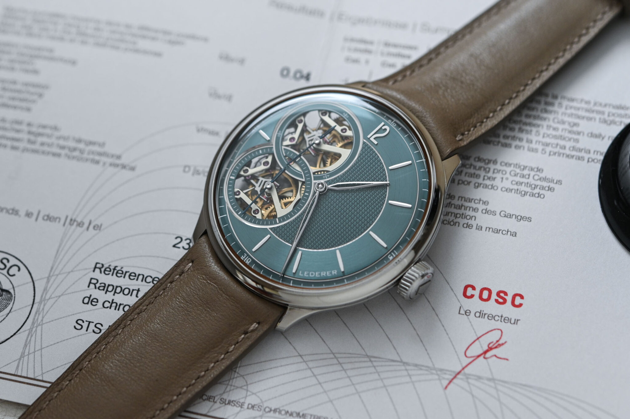 Two New Versions Of The Lederer Central Impulse Chronometer