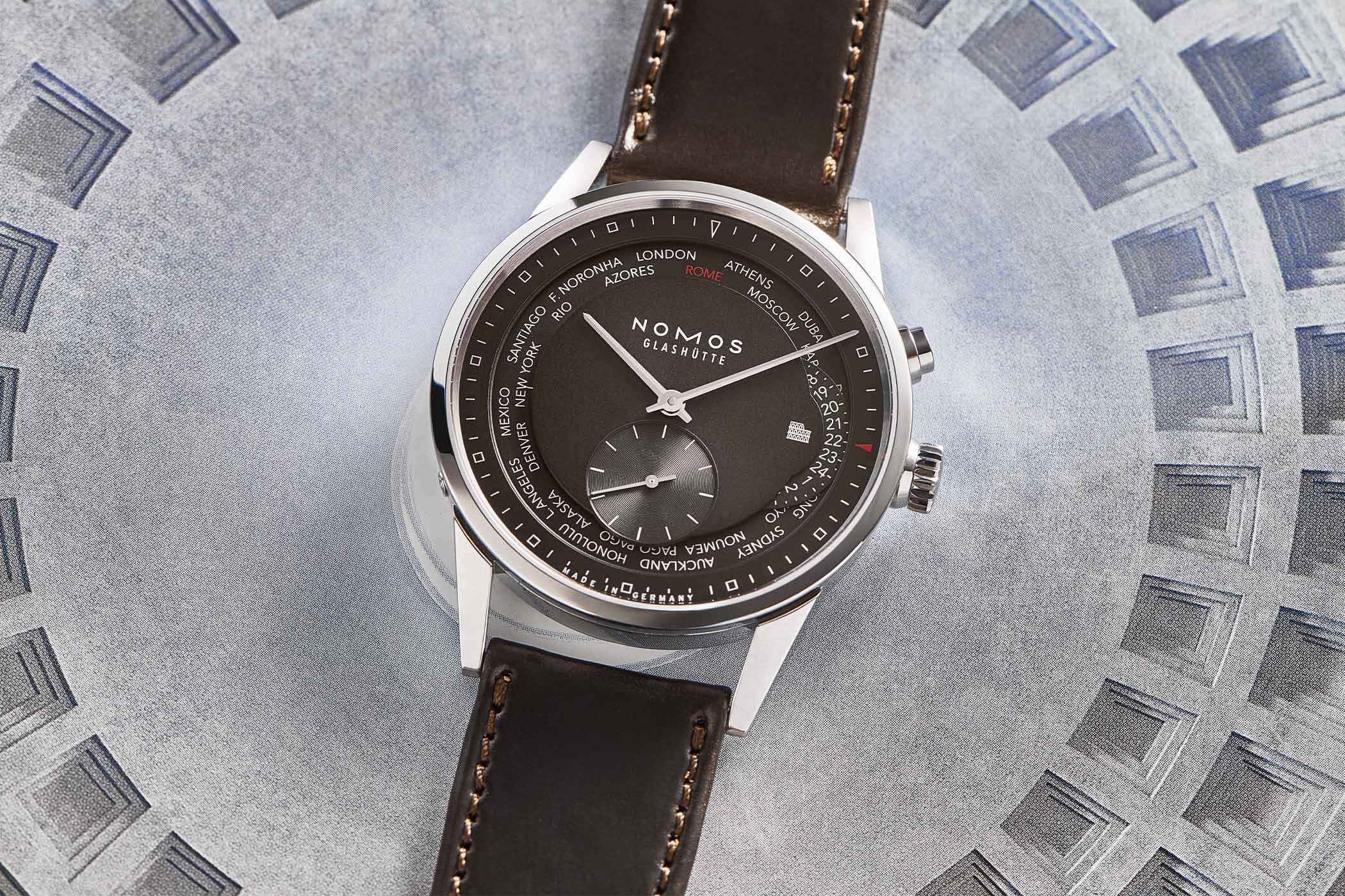 Introducing Nomos Zurich World Time Rome x Gioielleria Grande