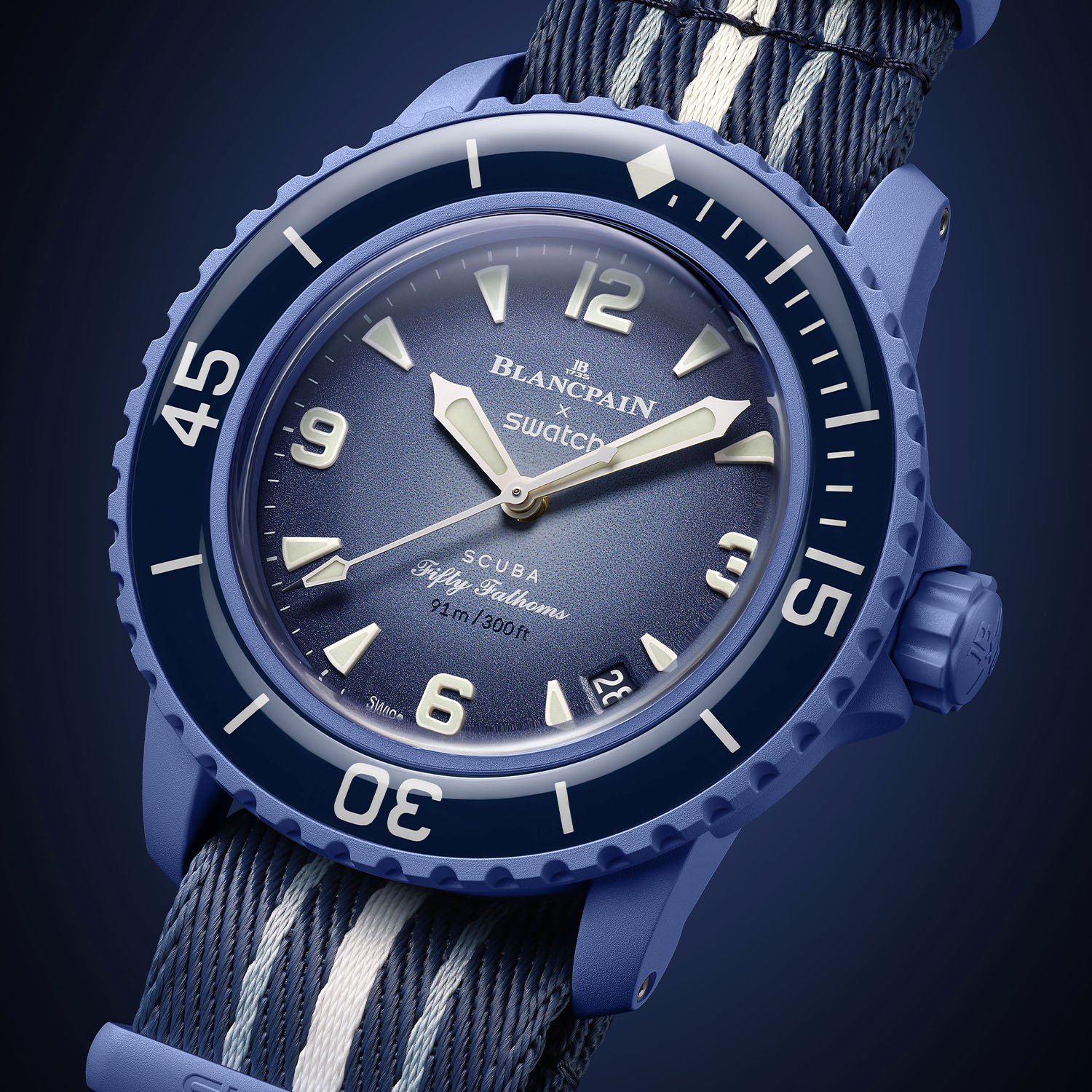 Introducing Swatch x Blancpain Bioceramic Scuba Fifty Fathoms