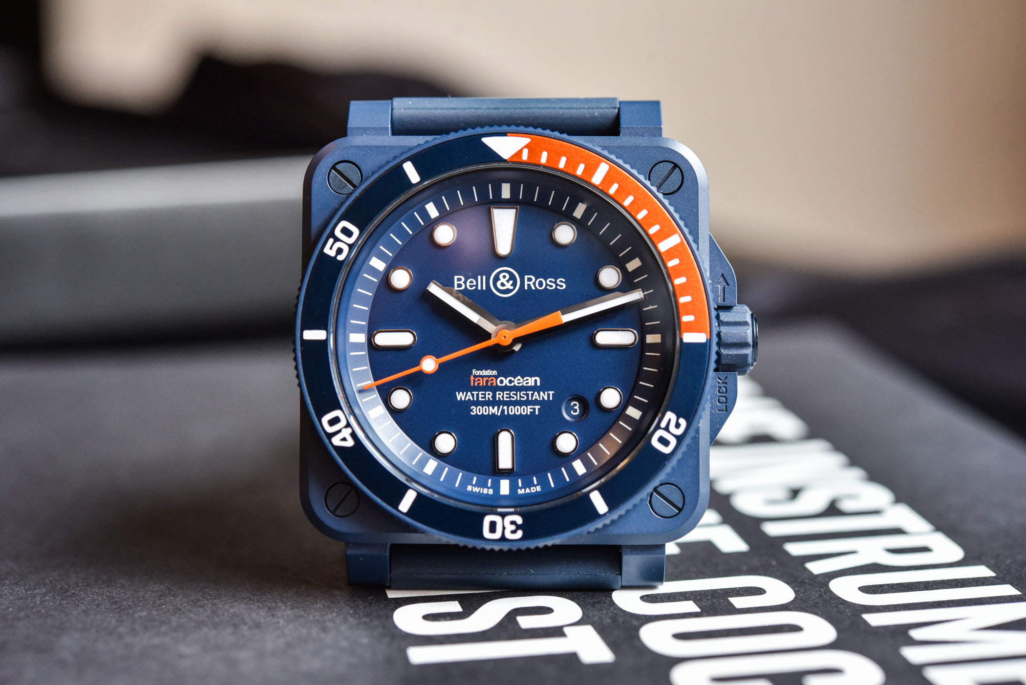 Bell and Ross BR 03-92 Diver Tara Limited Edition Blue Ceramic - hands-on - 4