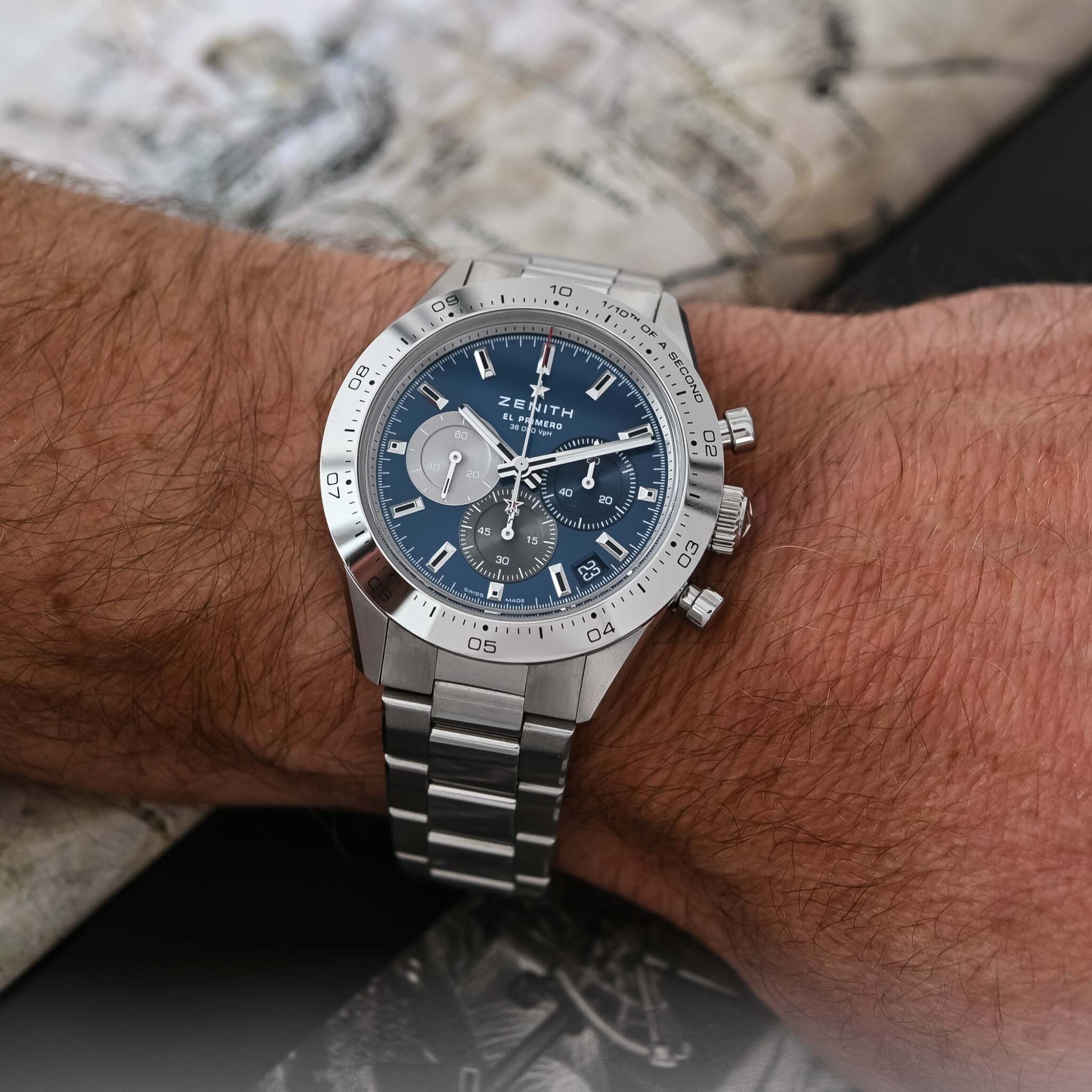 First Look The New FullSteel & Blue Dial Zenith Chronomaster Sport