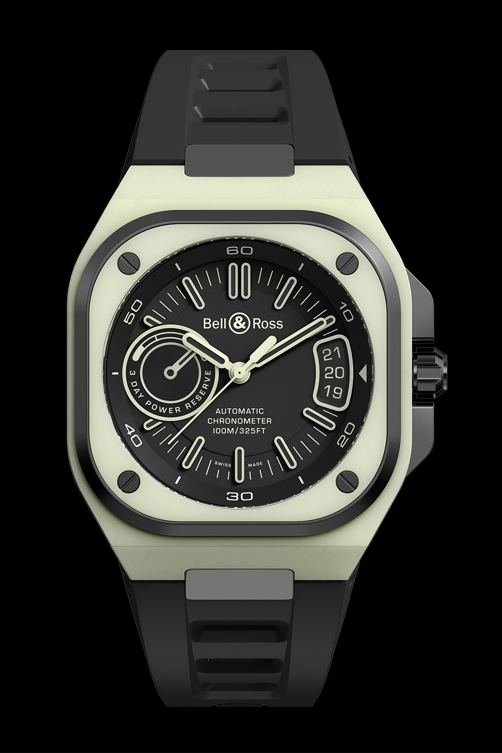 Bell and Ross BR-X5 Green Lum - fully luminous case - 4