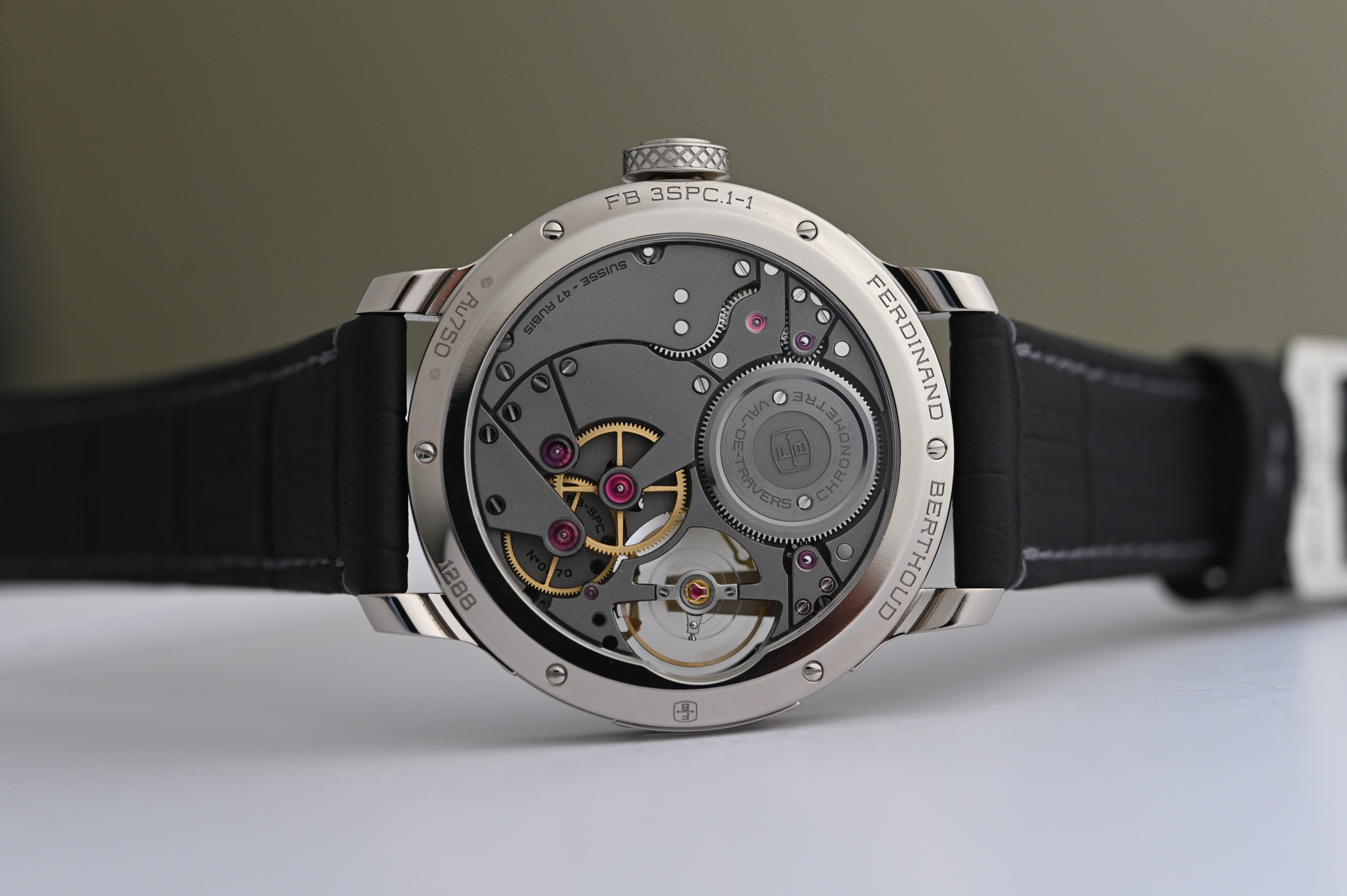 Ferdinand Berthoud Chronometre FB 3SPC - black dial - hands-on - 6