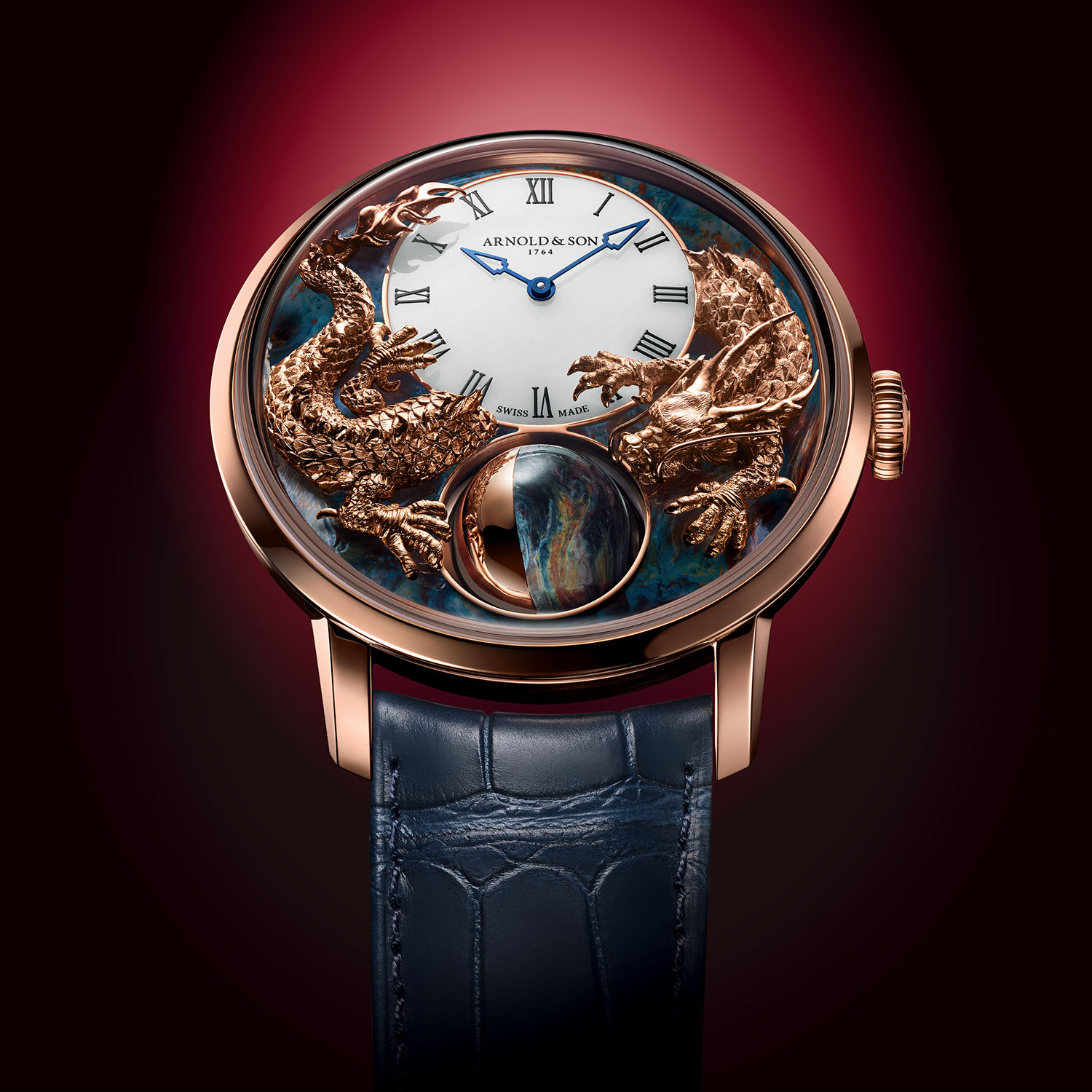Arnold and Son Luna Magna Red Gold Year of the Dragon 2024 - 2