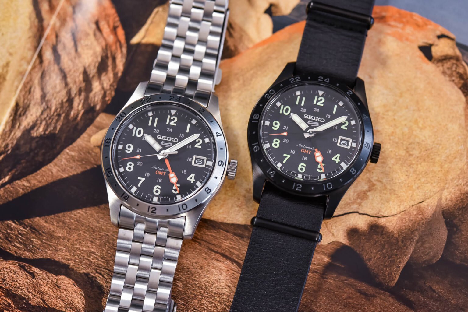 First Look: The New Seiko 5 Sports Field GMT ref. SSK023 & SSK025