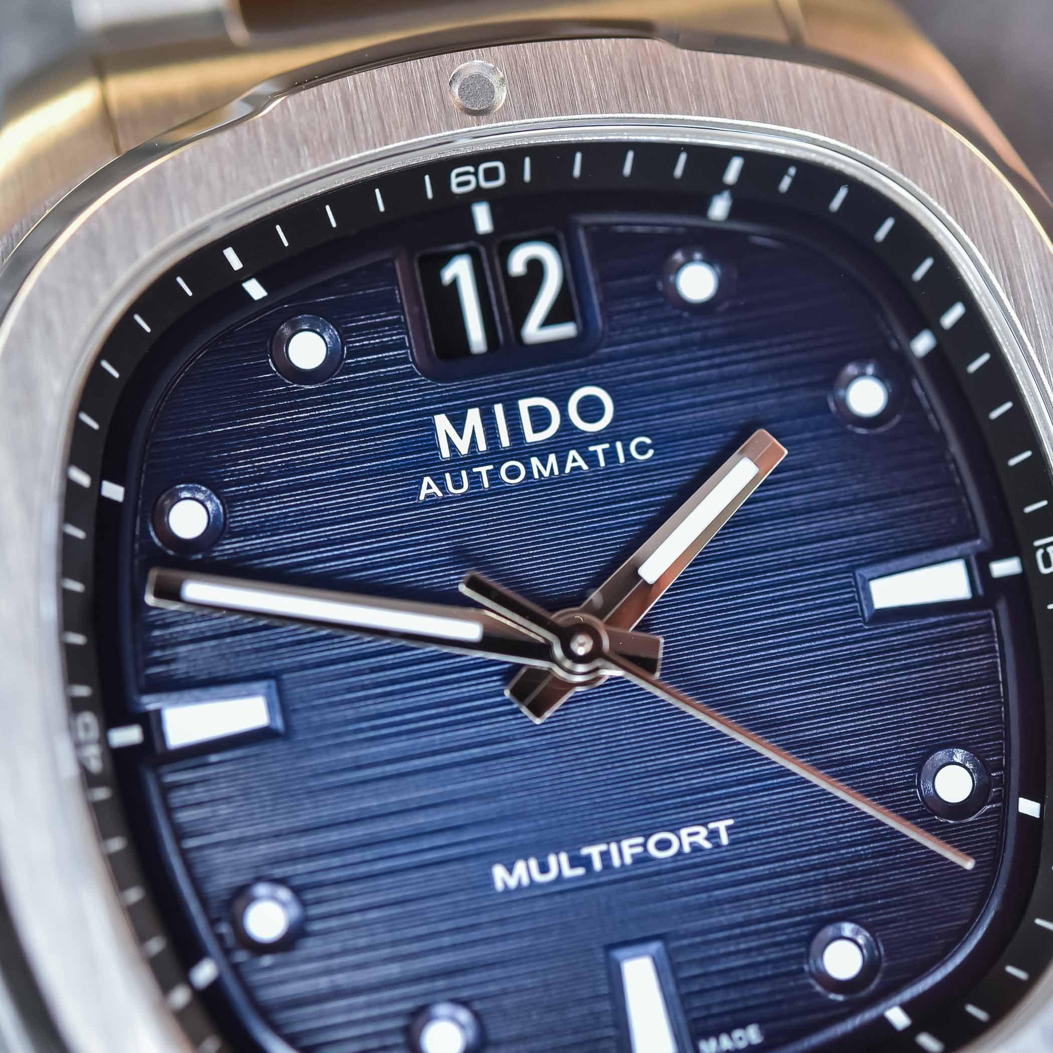 VIDEO REVIEW Mido Multifort TV Big Date Accessible Integrated Sports Watch Powermatic 80 - 5